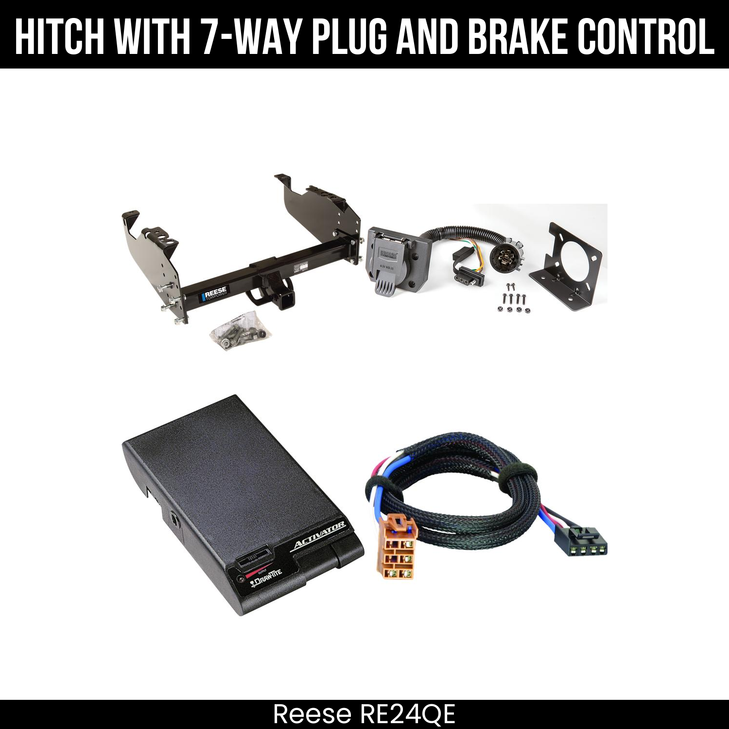 Trailer Hitch , 7-Way , Draw-Tite Activator Brake Control