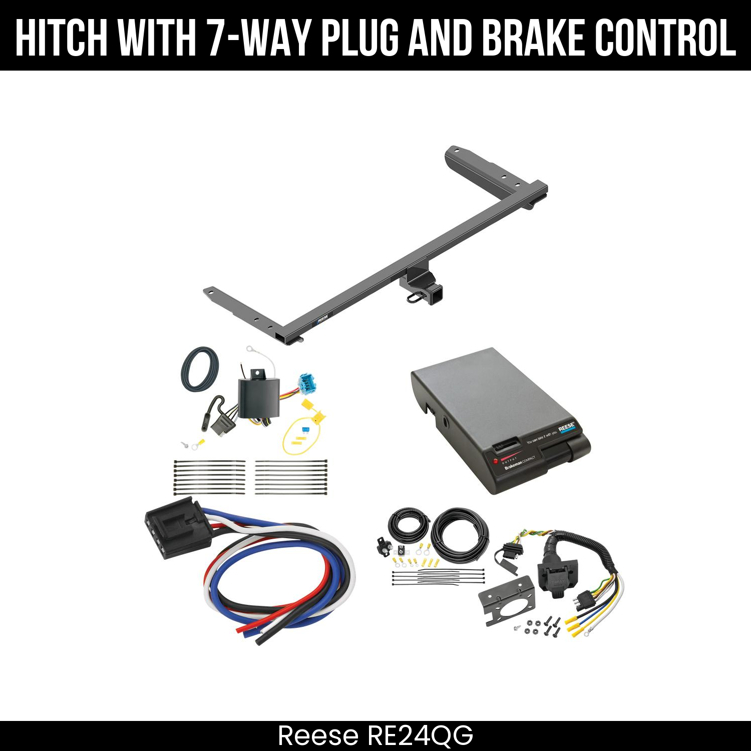 Trailer Hitch , 7-Way , Reese Brakeman Brake Control