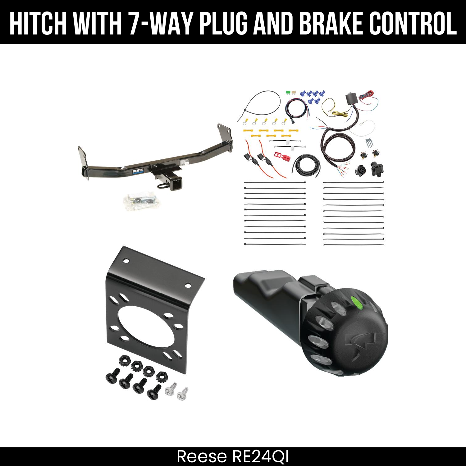 Trailer Hitch , 7-Way , Tekonsha Voyager iD Smart Brake Control