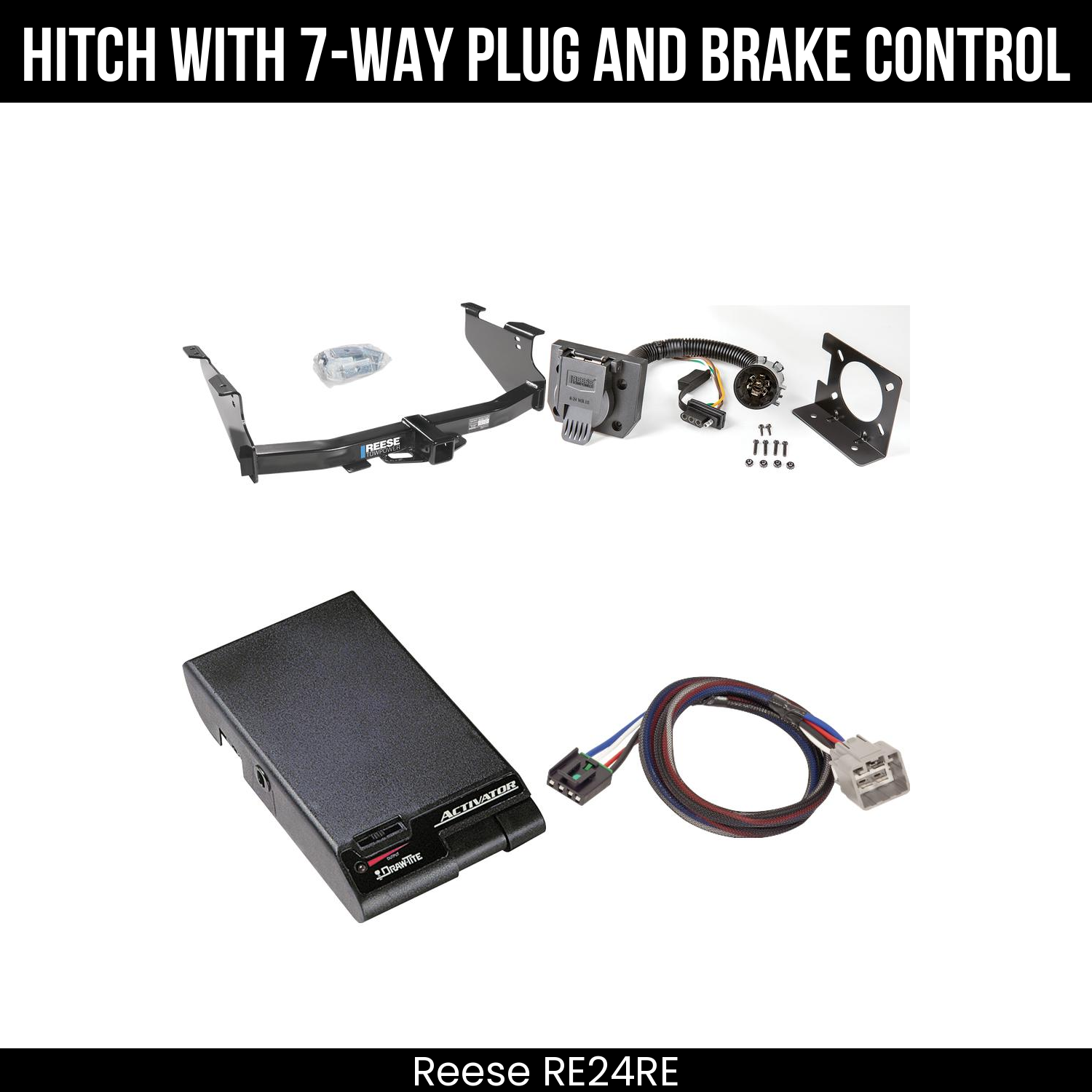Trailer Hitch , 7-Way , Draw-Tite Activator Brake Control