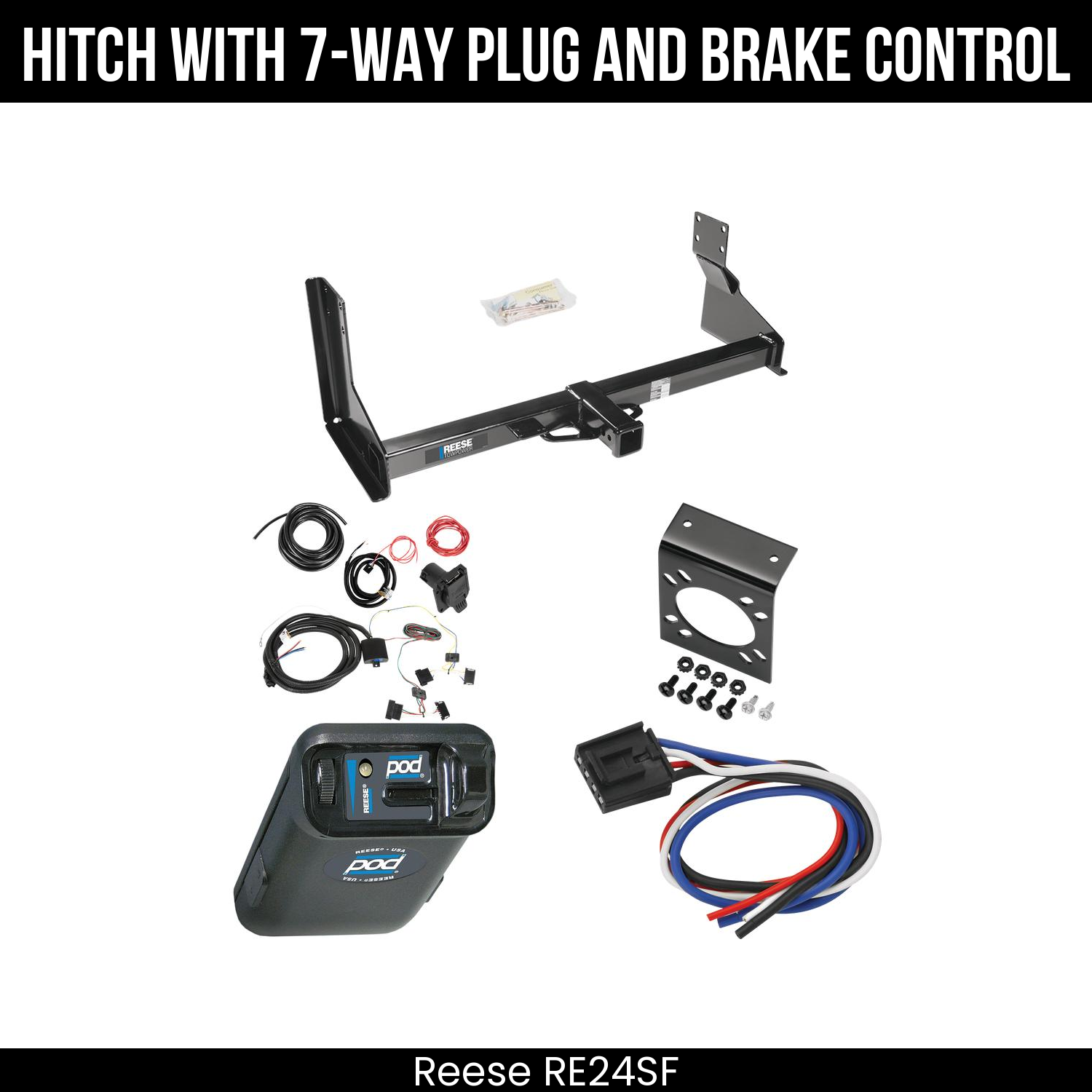 Trailer Hitch , 7-Way , Reese POD Brake Control