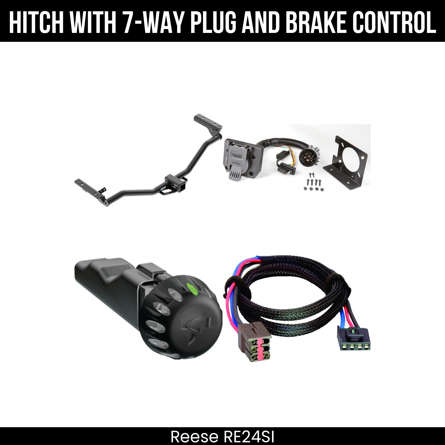 Trailer Hitch , 7-Way , Tekonsha Voyager iD Smart Brake Control