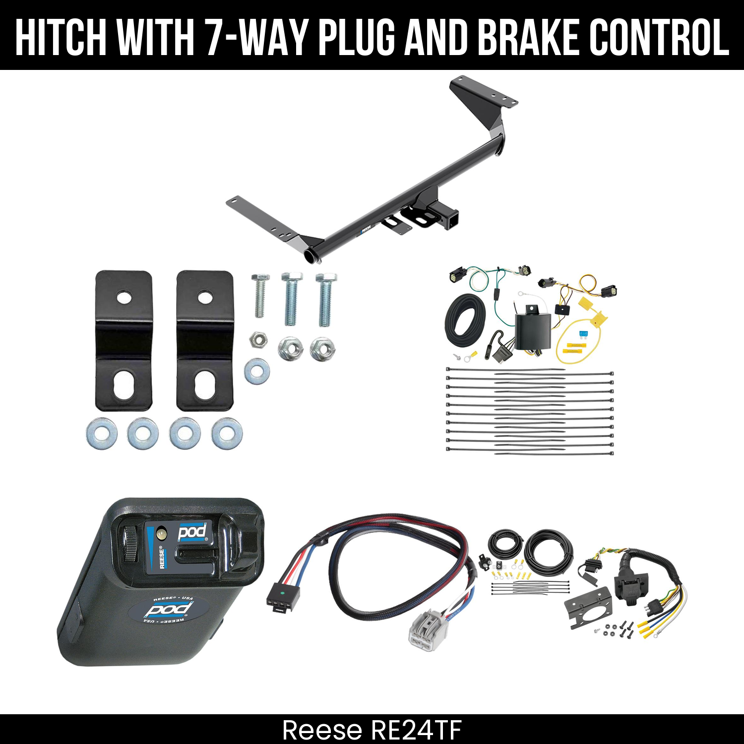 Trailer Hitch , 7-Way , Reese POD Brake Control