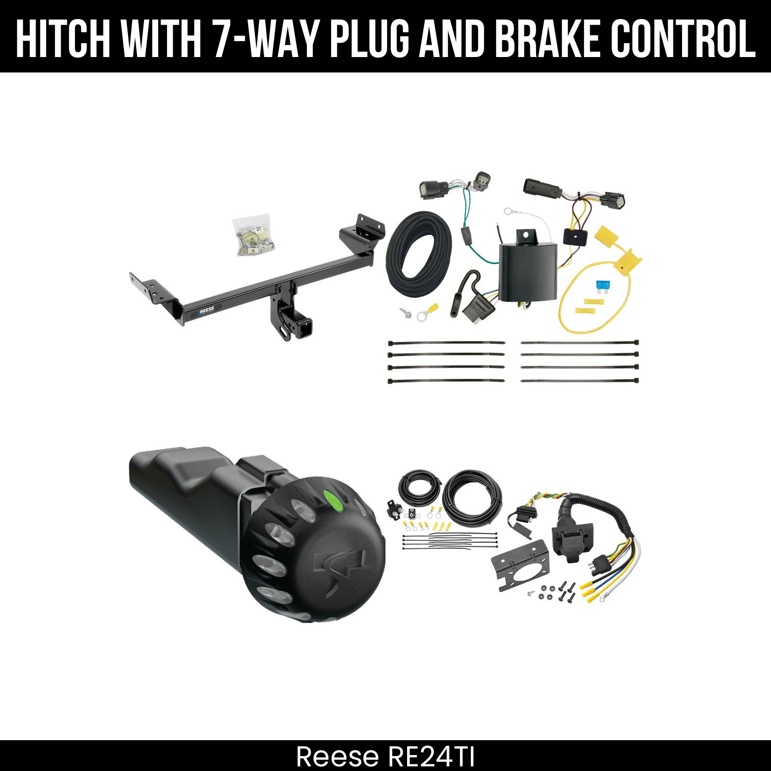 Trailer Hitch , 7-Way , Tekonsha Voyager iD Smart Brake Control