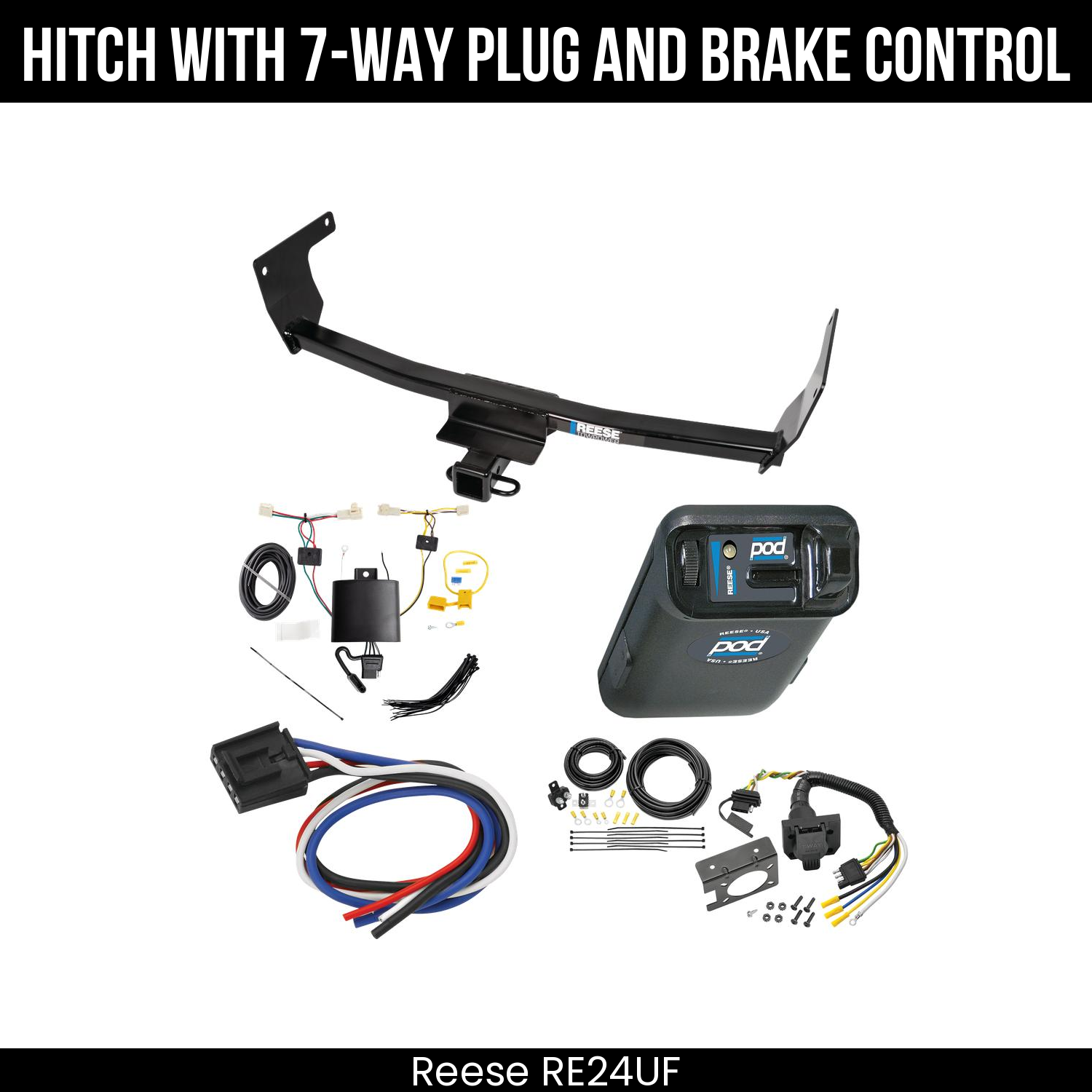 Trailer Hitch , 7-Way , Reese POD Brake Control