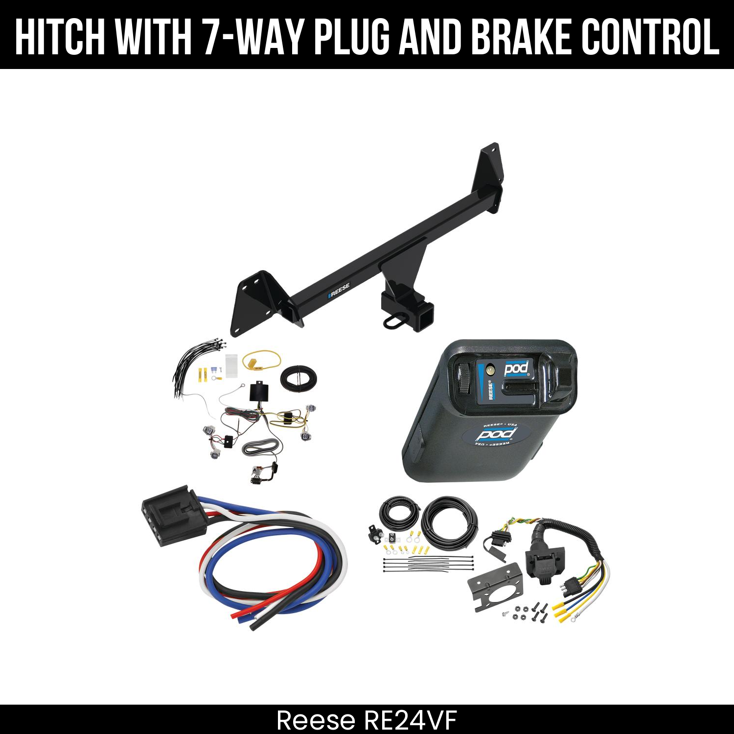 Trailer Hitch , 7-Way , Reese POD Brake Control