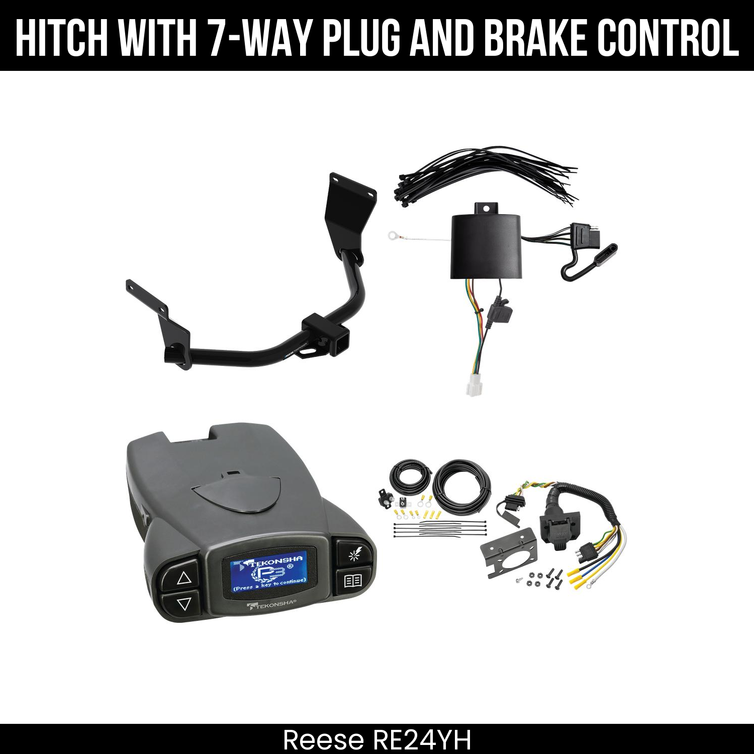 Trailer Hitch , 7-Way , Tekonsha Prodigy P3 Brake Control