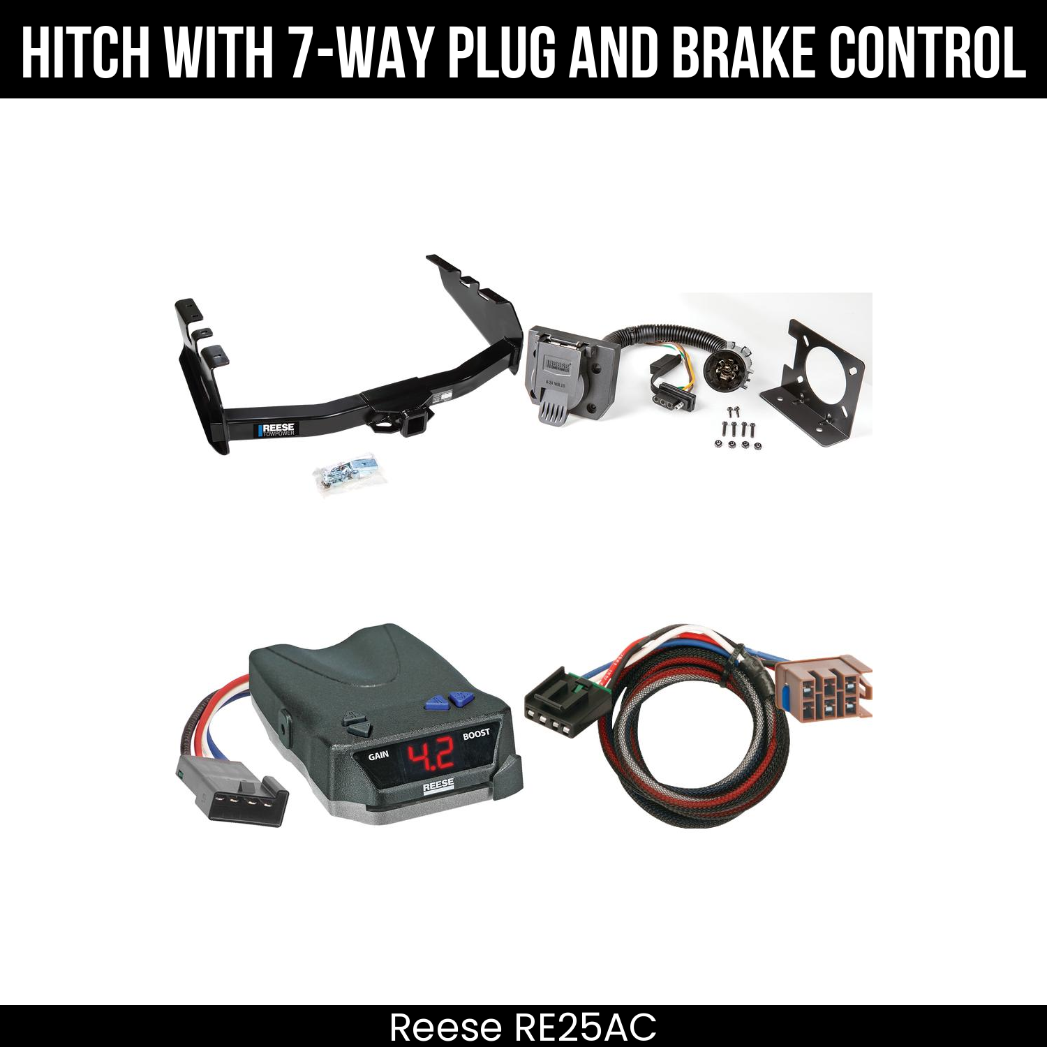 Trailer Hitch , 7-Way , Reese Brake EVN Control
