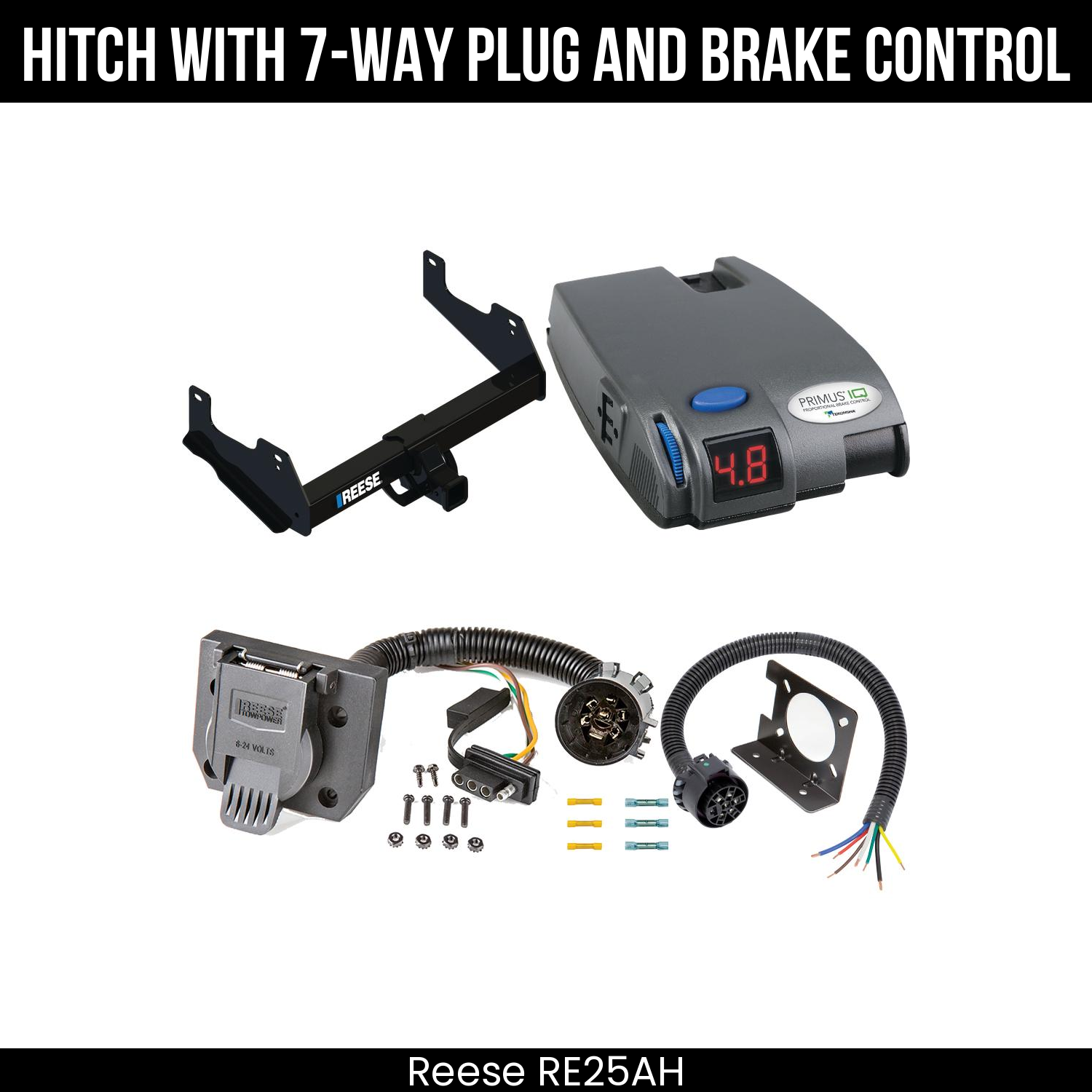 Trailer Hitch , 7-Way , Tekonsha Primus IQ Brake Control