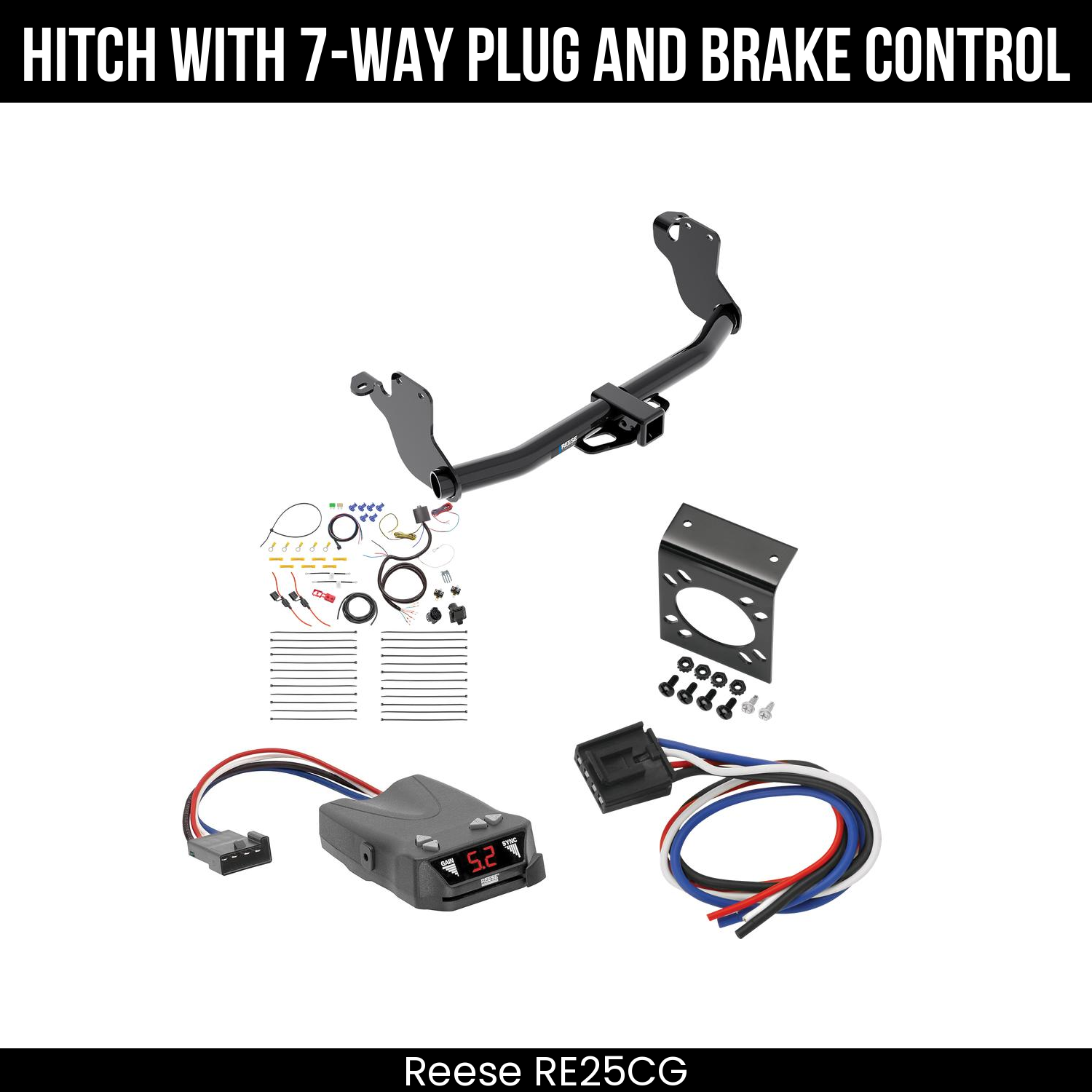 Trailer Hitch , 7-Way , Reese Brakeman IV Brake Control