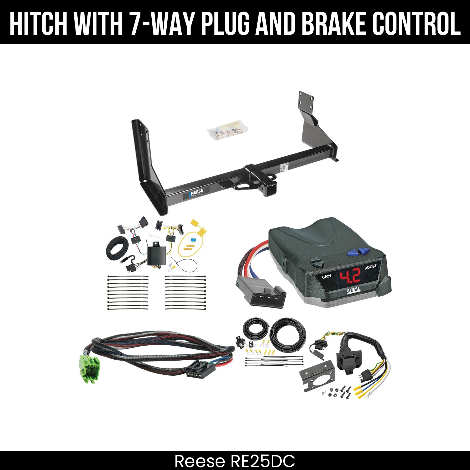 Trailer Hitch , 7-Way , Reese Brake EVN Control
