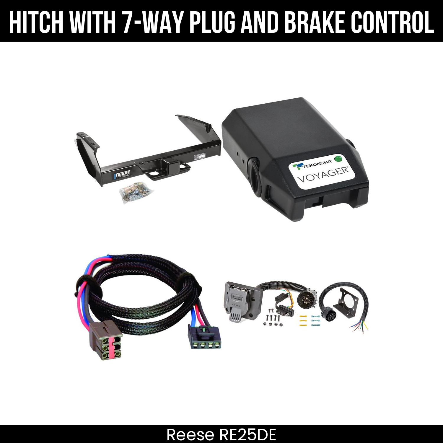Trailer Hitch , 7-Way , Tekonsha Voyager Brake Control