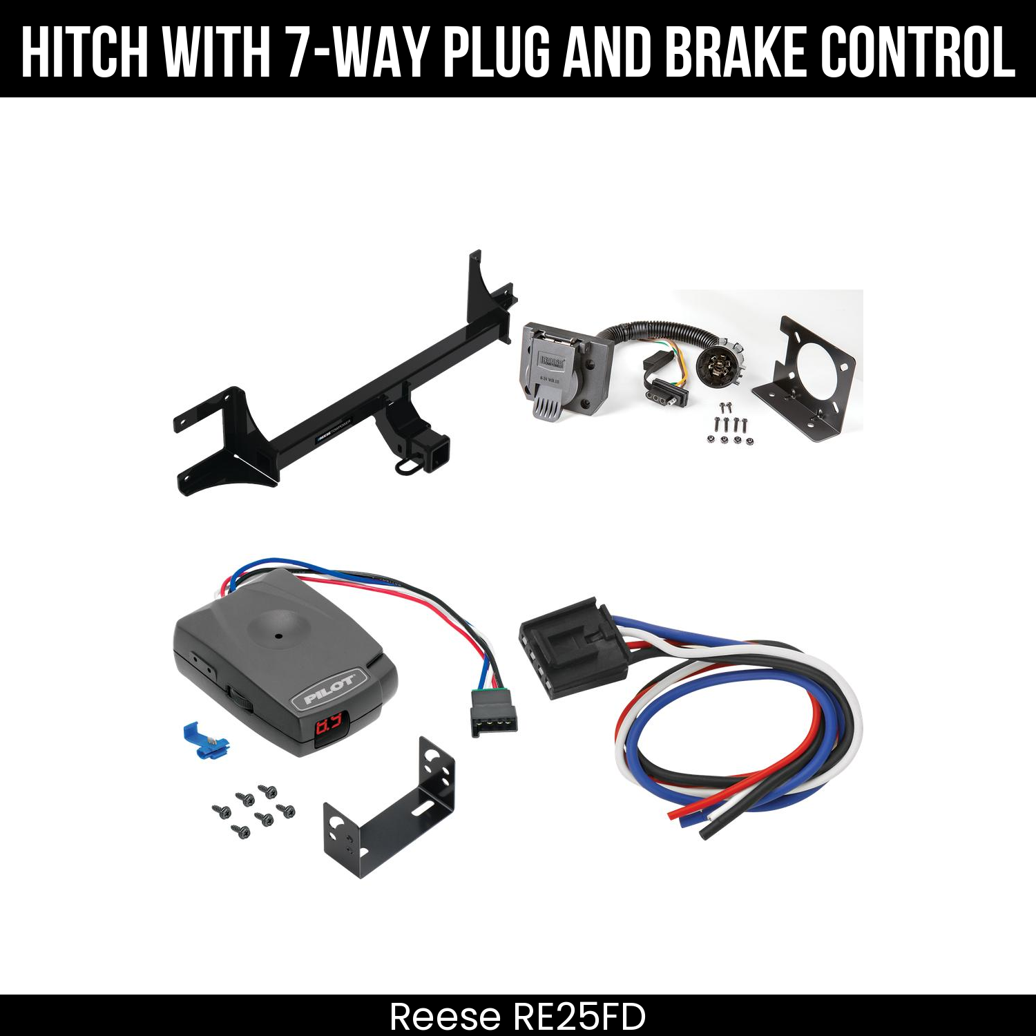 Trailer Hitch , 7-Way , Pro Series Pilot Brake Control