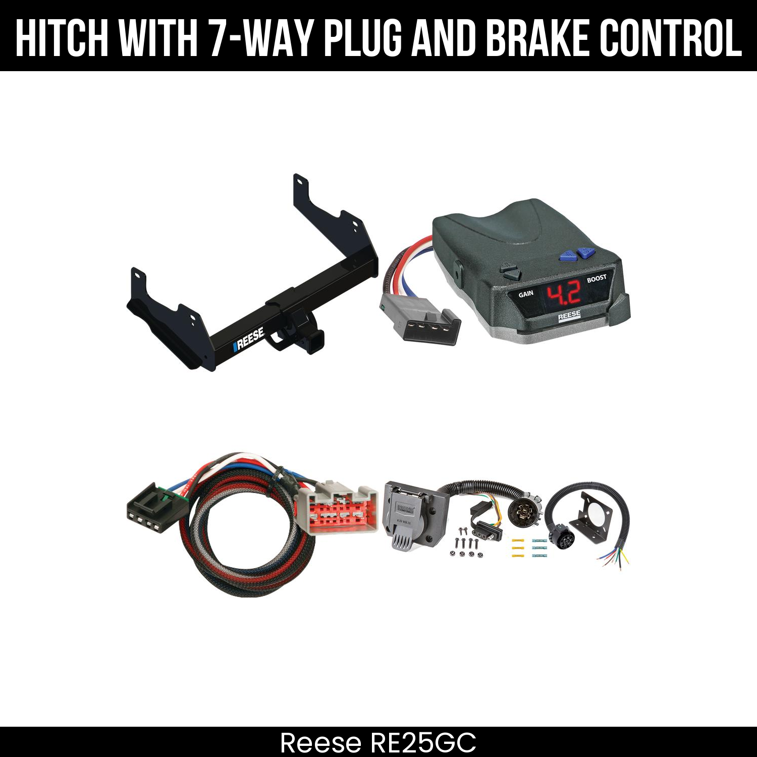 Trailer Hitch , 7-Way , Reese Brake EVN Control