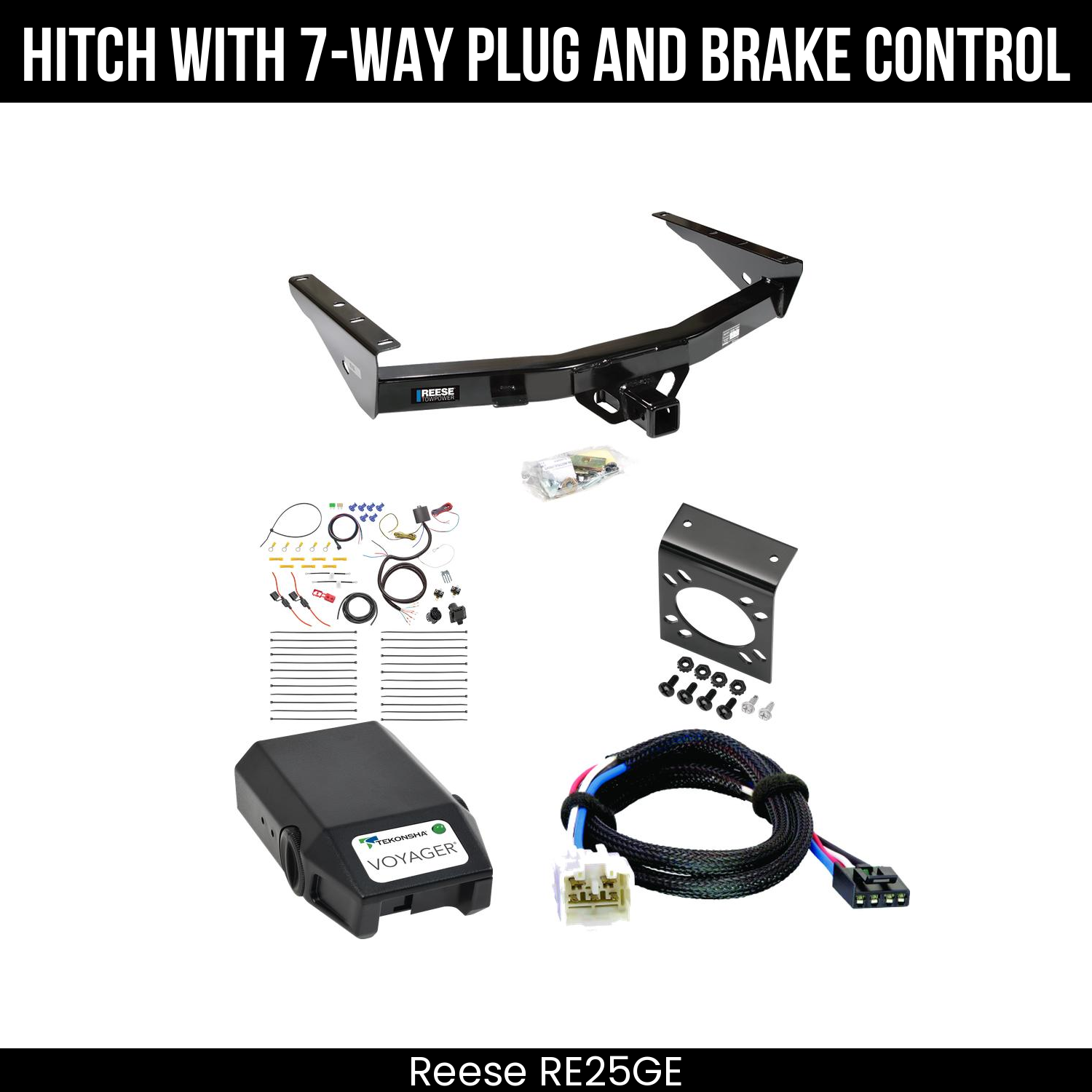 Trailer Hitch , 7-Way , Tekonsha Voyager Brake Control