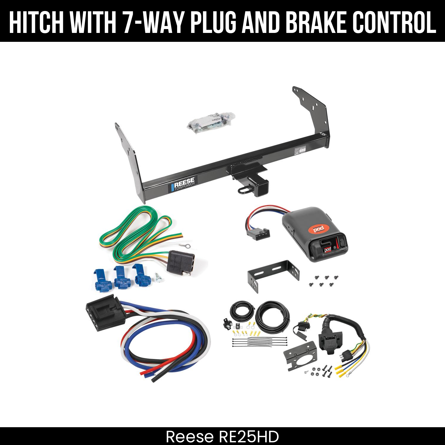 Trailer Hitch , 7-Way , Pro Series POD Brake Control