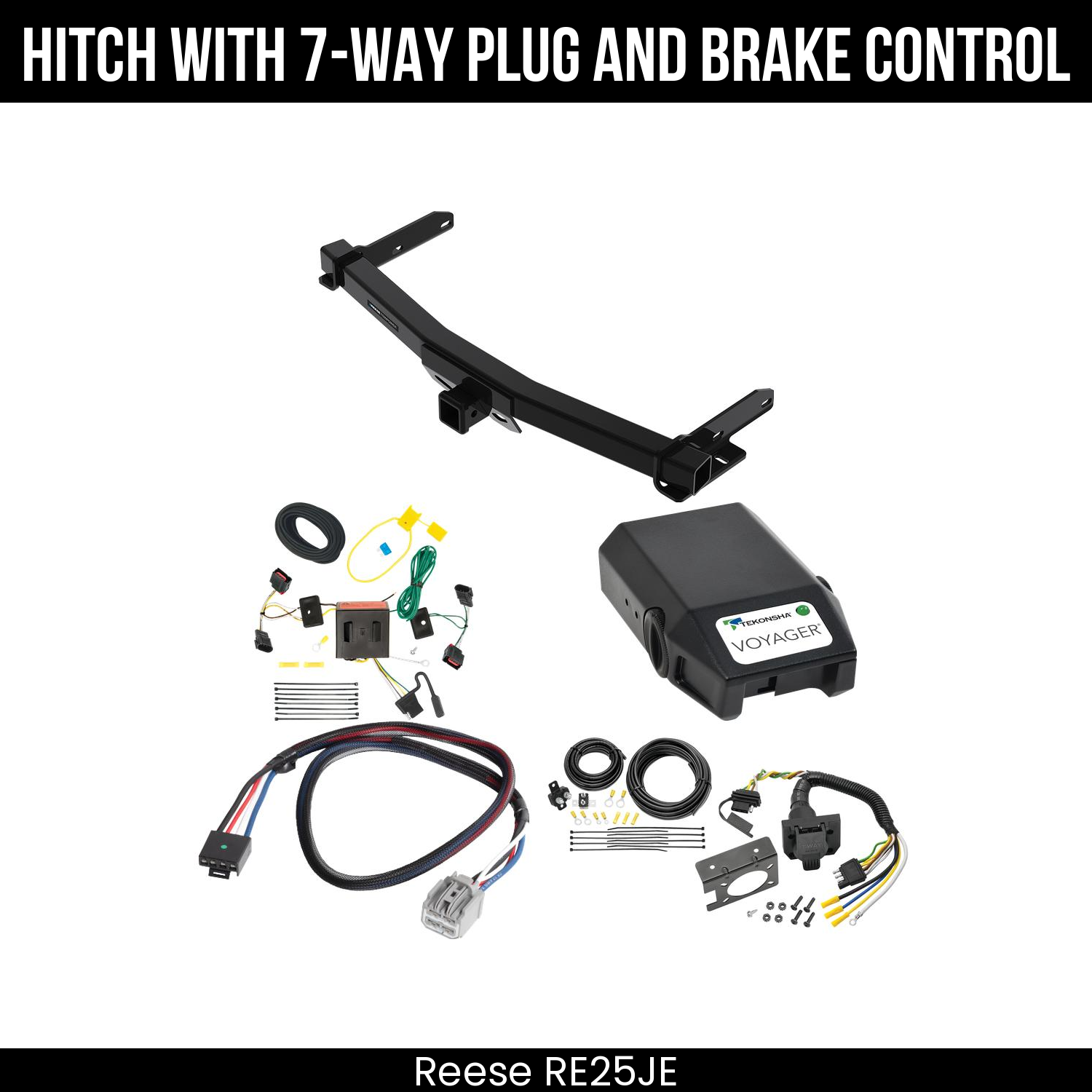 Trailer Hitch , 7-Way , Tekonsha Voyager Brake Control