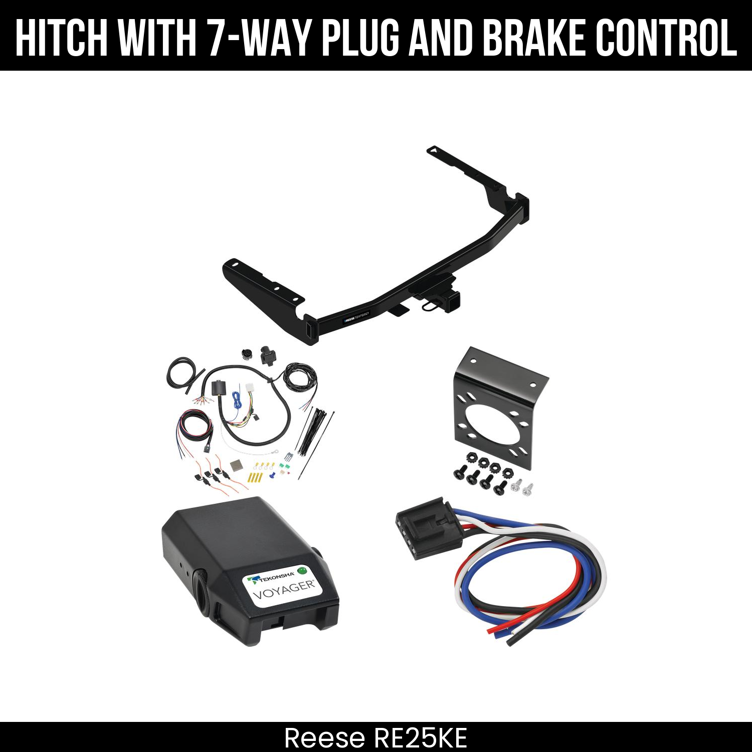 Trailer Hitch , 7-Way , Tekonsha Voyager Brake Control
