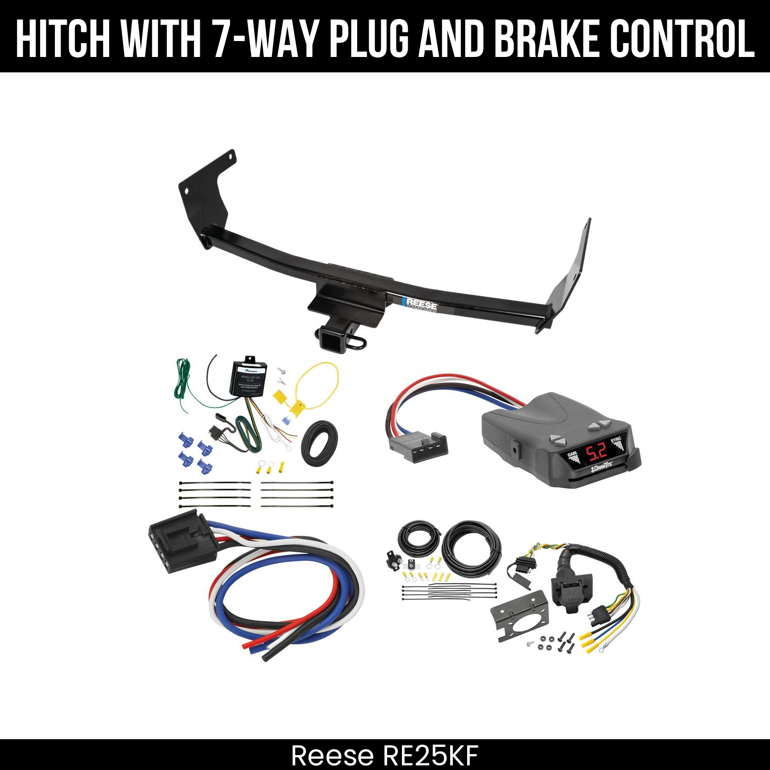 Trailer Hitch , 7-Way , Draw-Tite Activator IV Brake Control