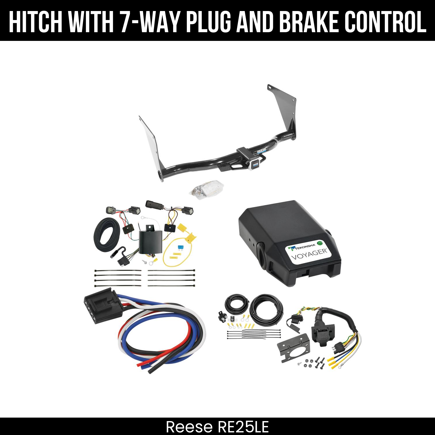 Trailer Hitch , 7-Way , Tekonsha Voyager Brake Control