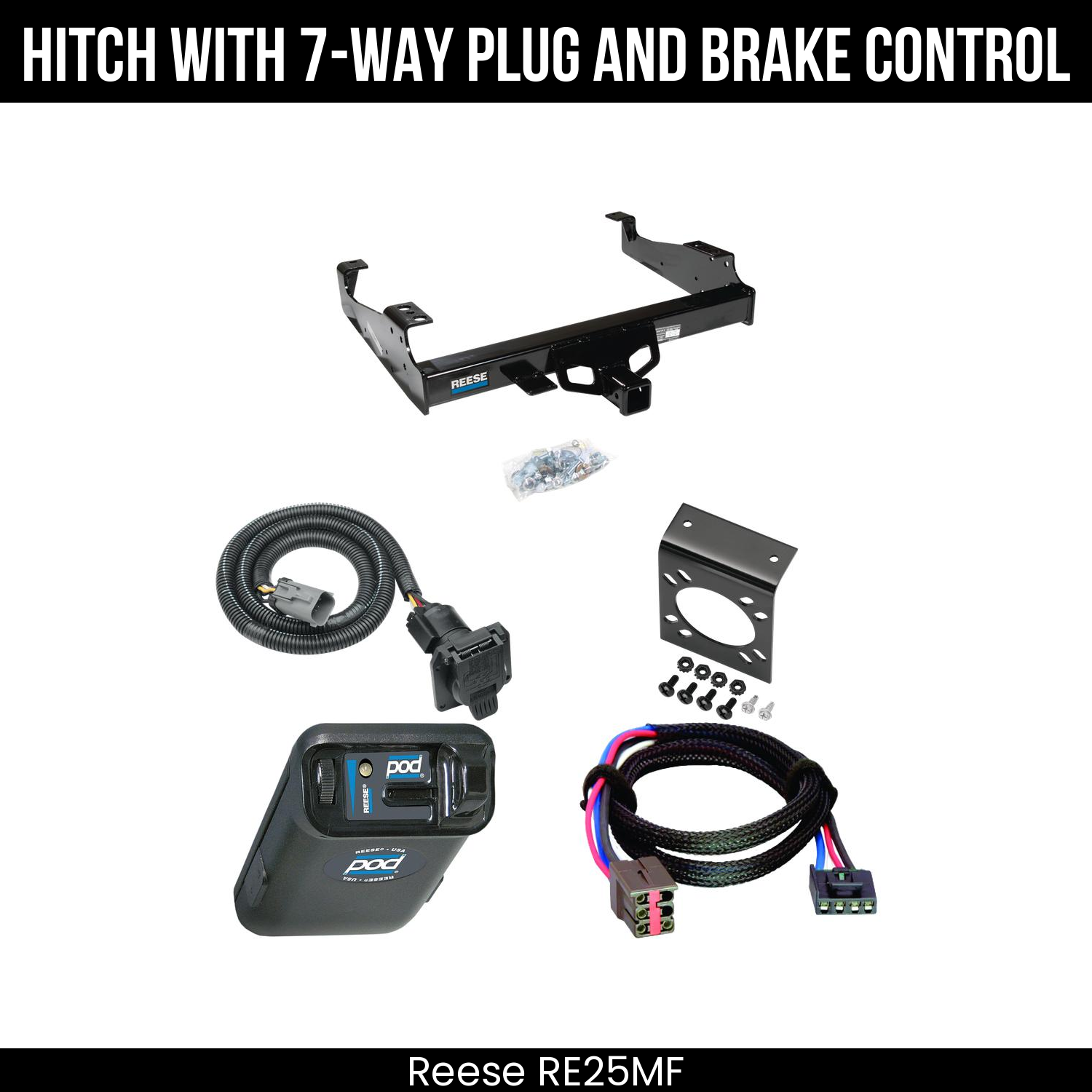 Trailer Hitch , 7-Way , Reese POD Brake Control