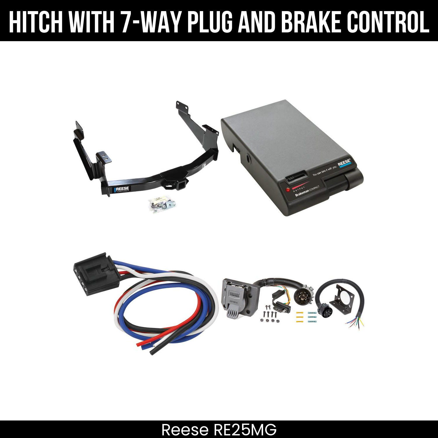 Trailer Hitch , 7-Way , Reese Brakeman Brake Control