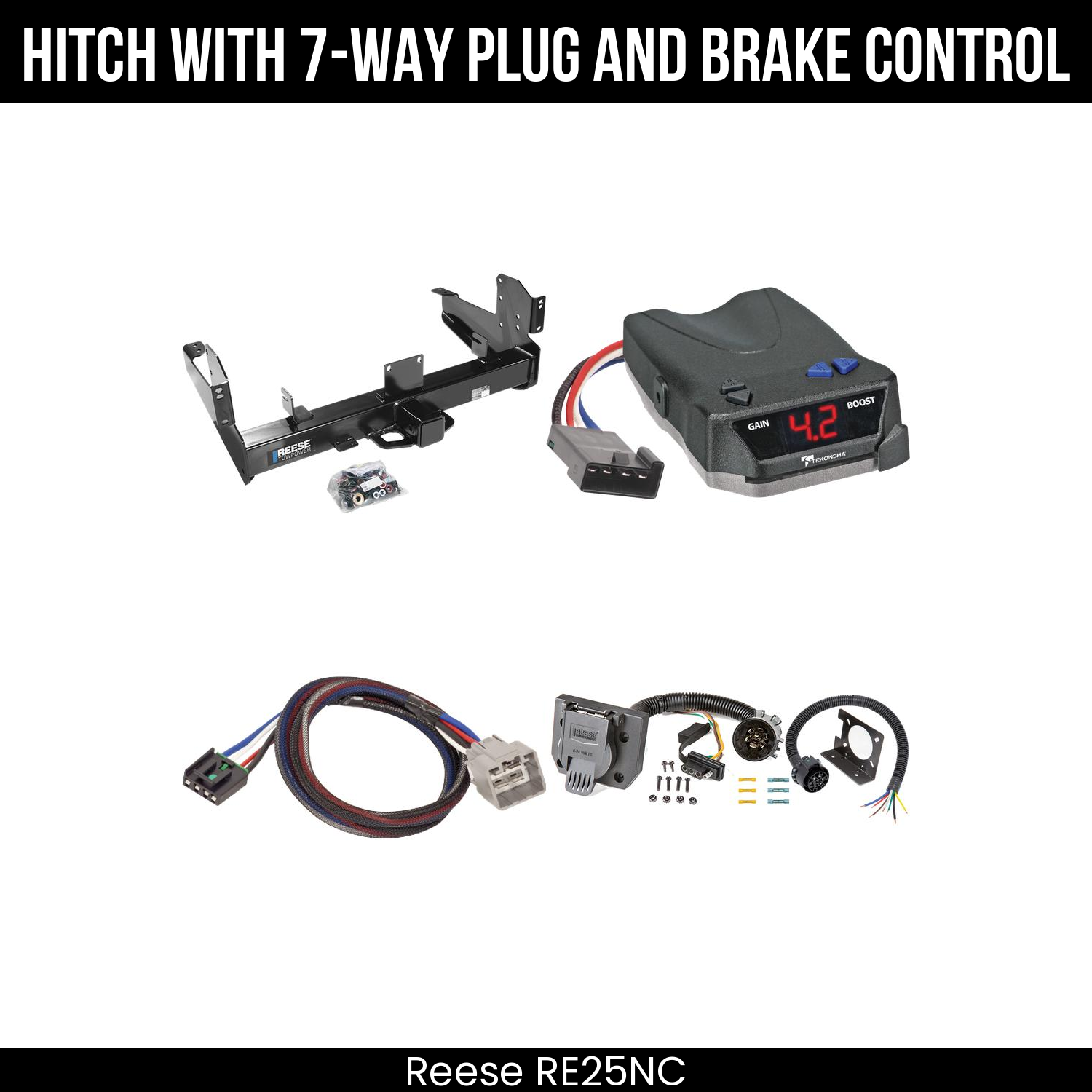 Trailer Hitch , 7-Way , Tekonsha Brake EVN Control