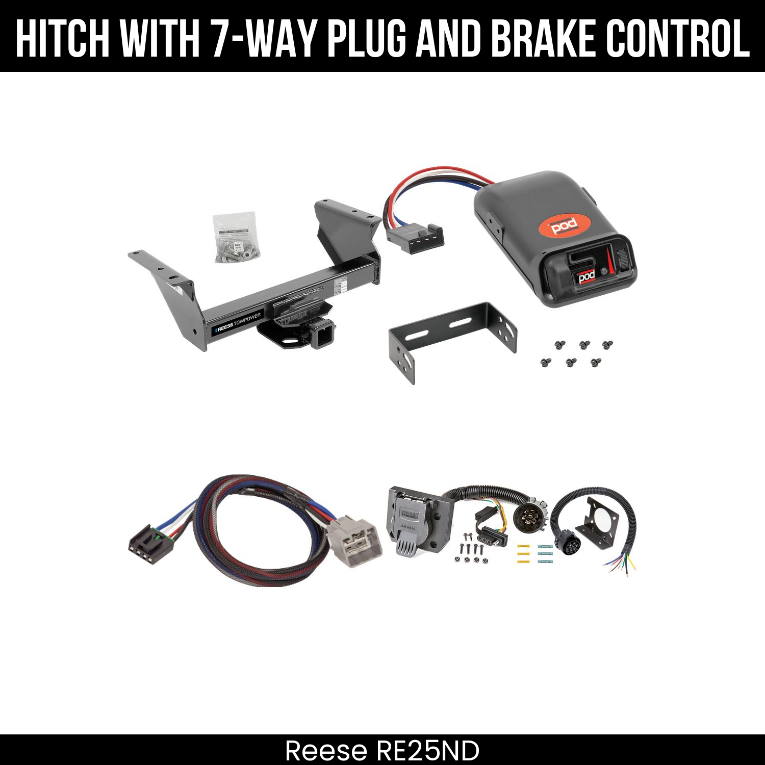 Trailer Hitch , 7-Way , Pro Series POD Brake Control