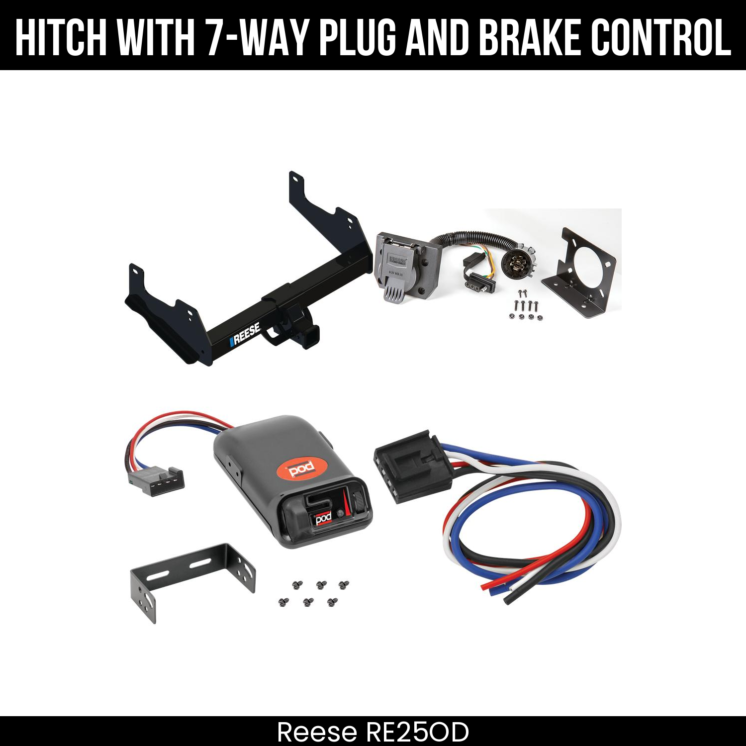 Trailer Hitch , 7-Way , Pro Series POD Brake Control