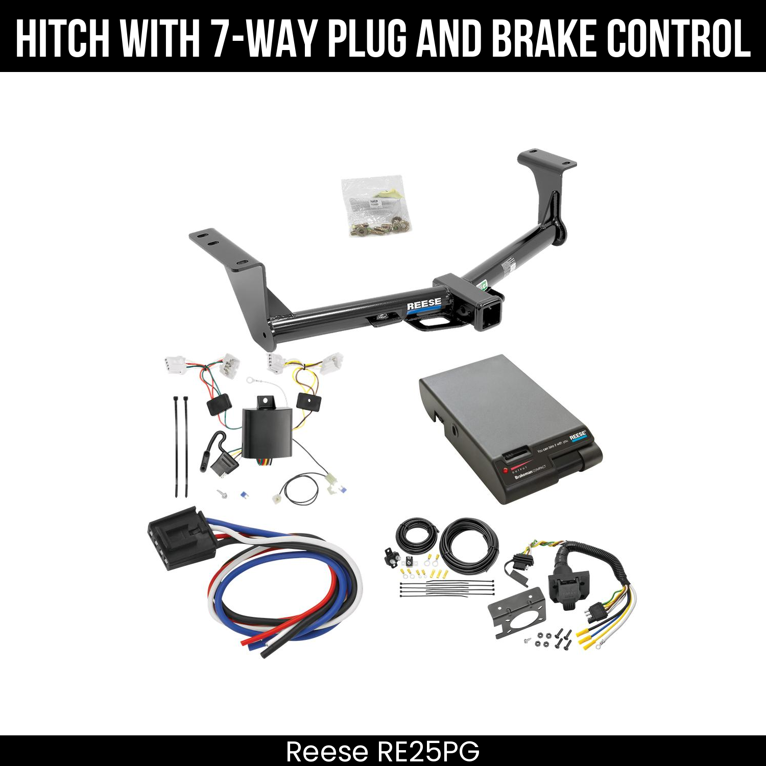 Trailer Hitch , 7-Way , Reese Brakeman Brake Control