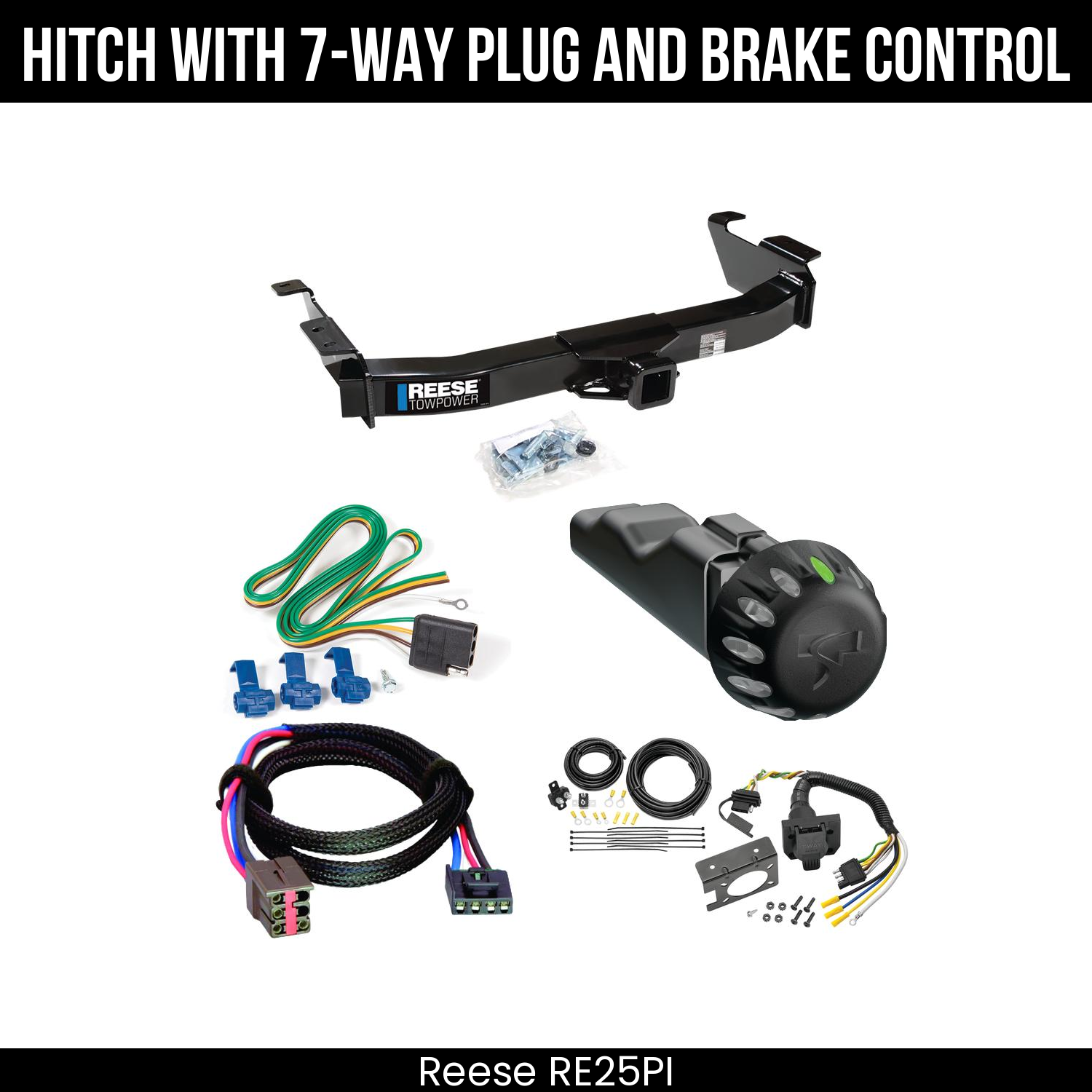 Trailer Hitch , 7-Way , Tekonsha Voyager iD Smart Brake Control
