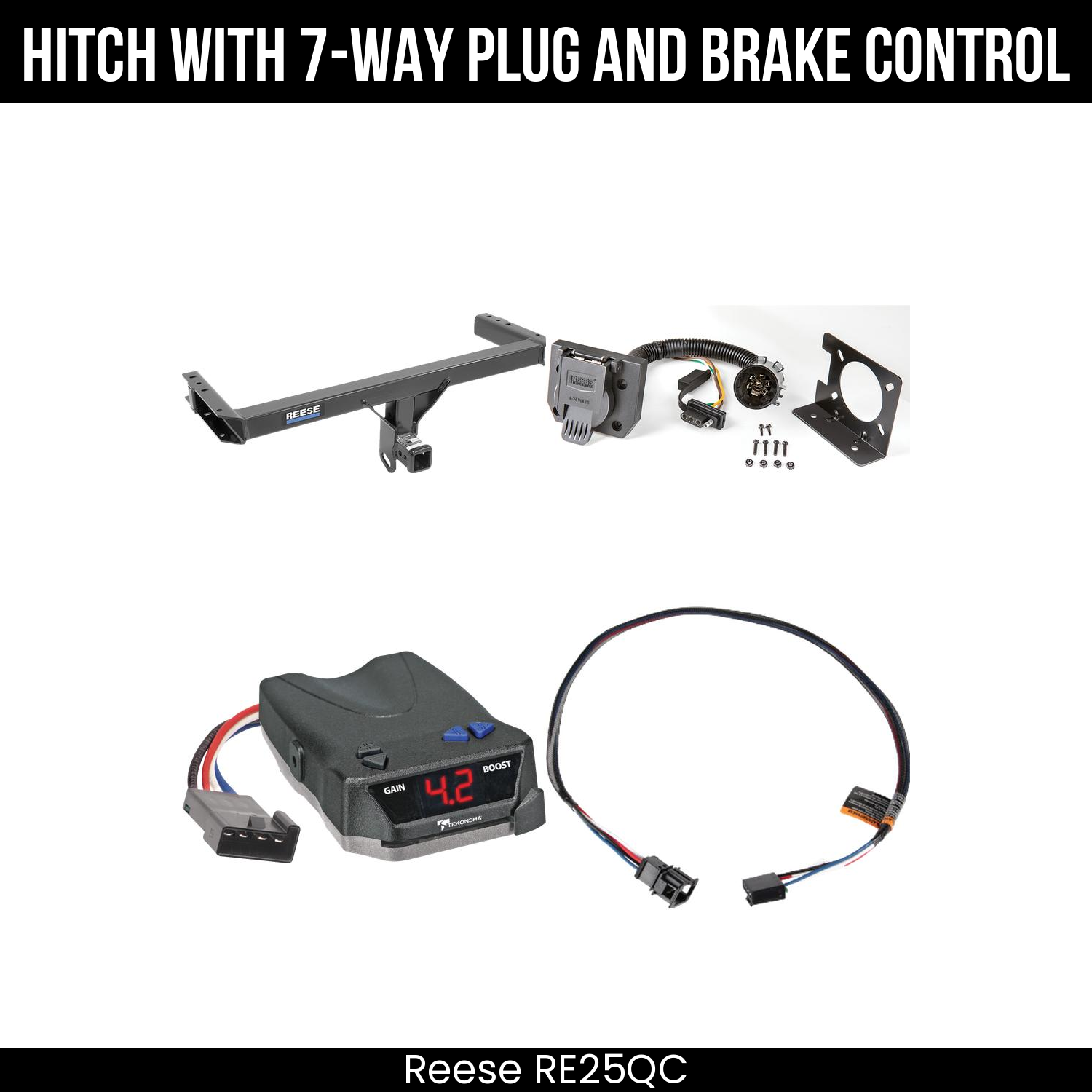 Trailer Hitch , 7-Way , Tekonsha Brake EVN Control