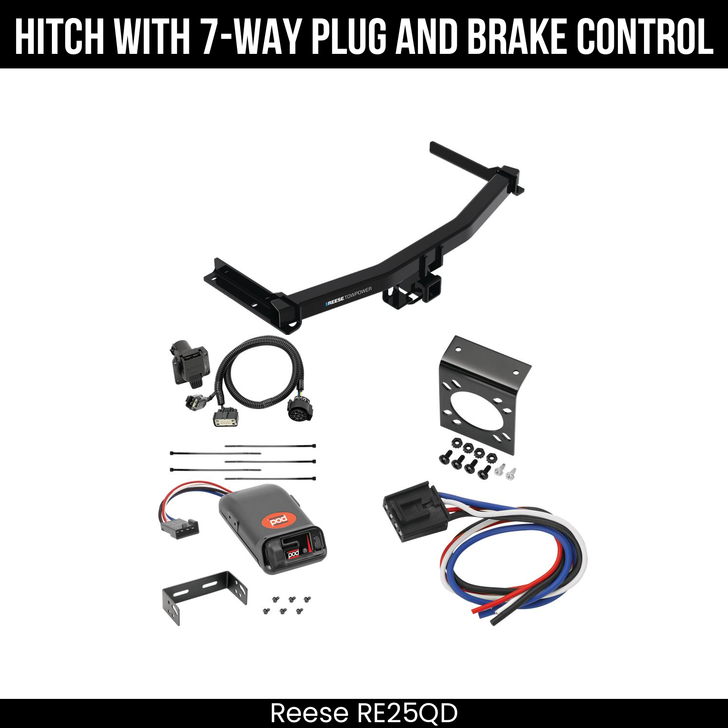 Trailer Hitch , 7-Way , Pro Series POD Brake Control