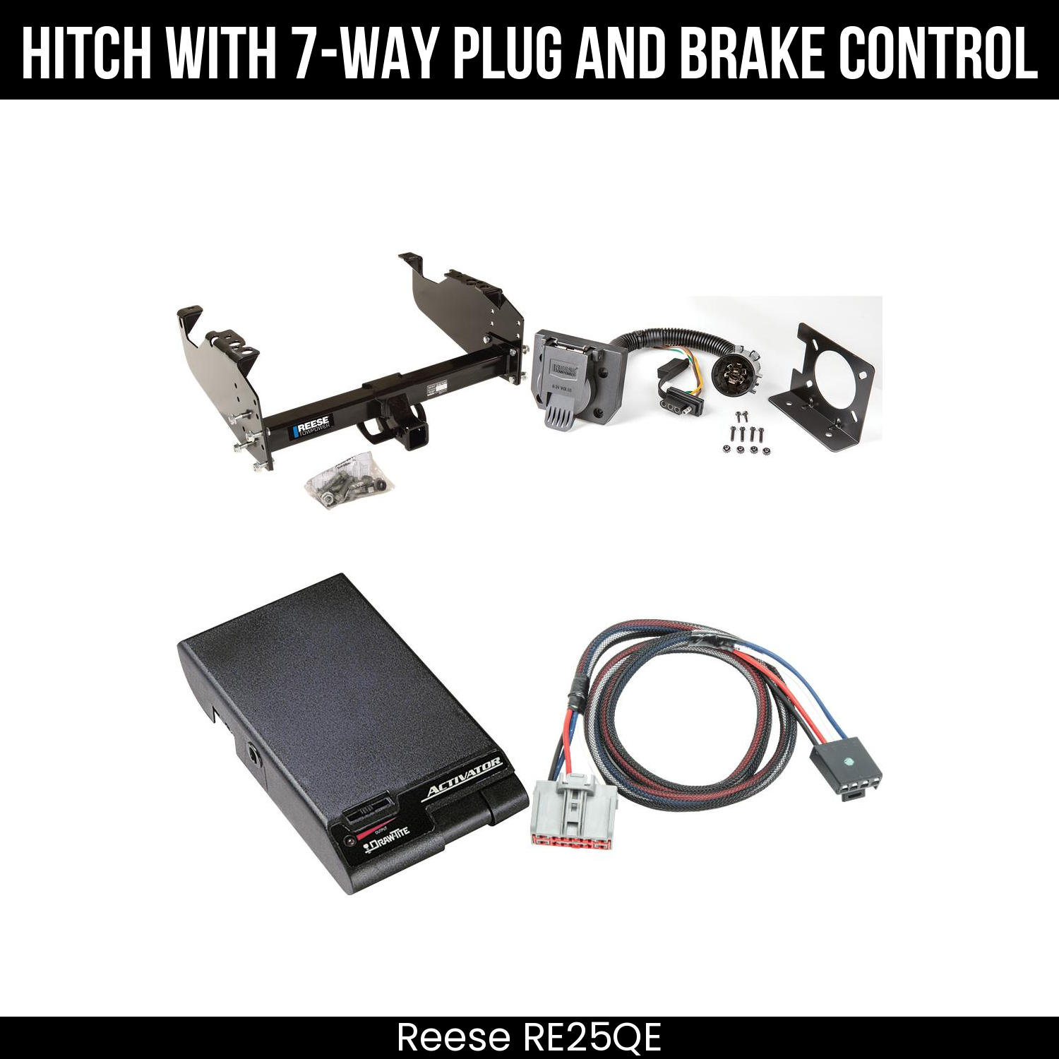 Trailer Hitch , 7-Way , Draw-Tite Activator Brake Control