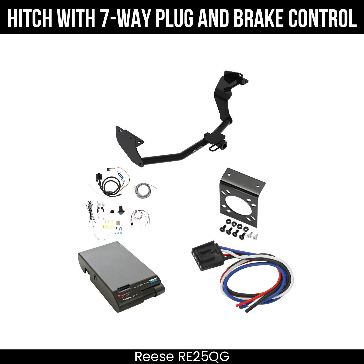 Trailer Hitch , 7-Way , Reese Brakeman Brake Control