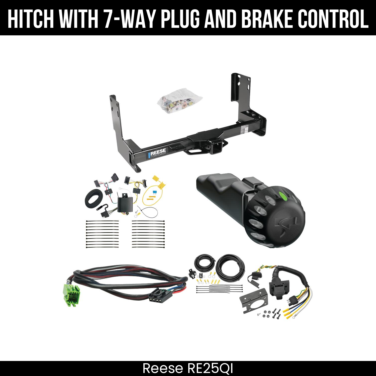 Trailer Hitch , 7-Way , Tekonsha Voyager iD Smart Brake Control