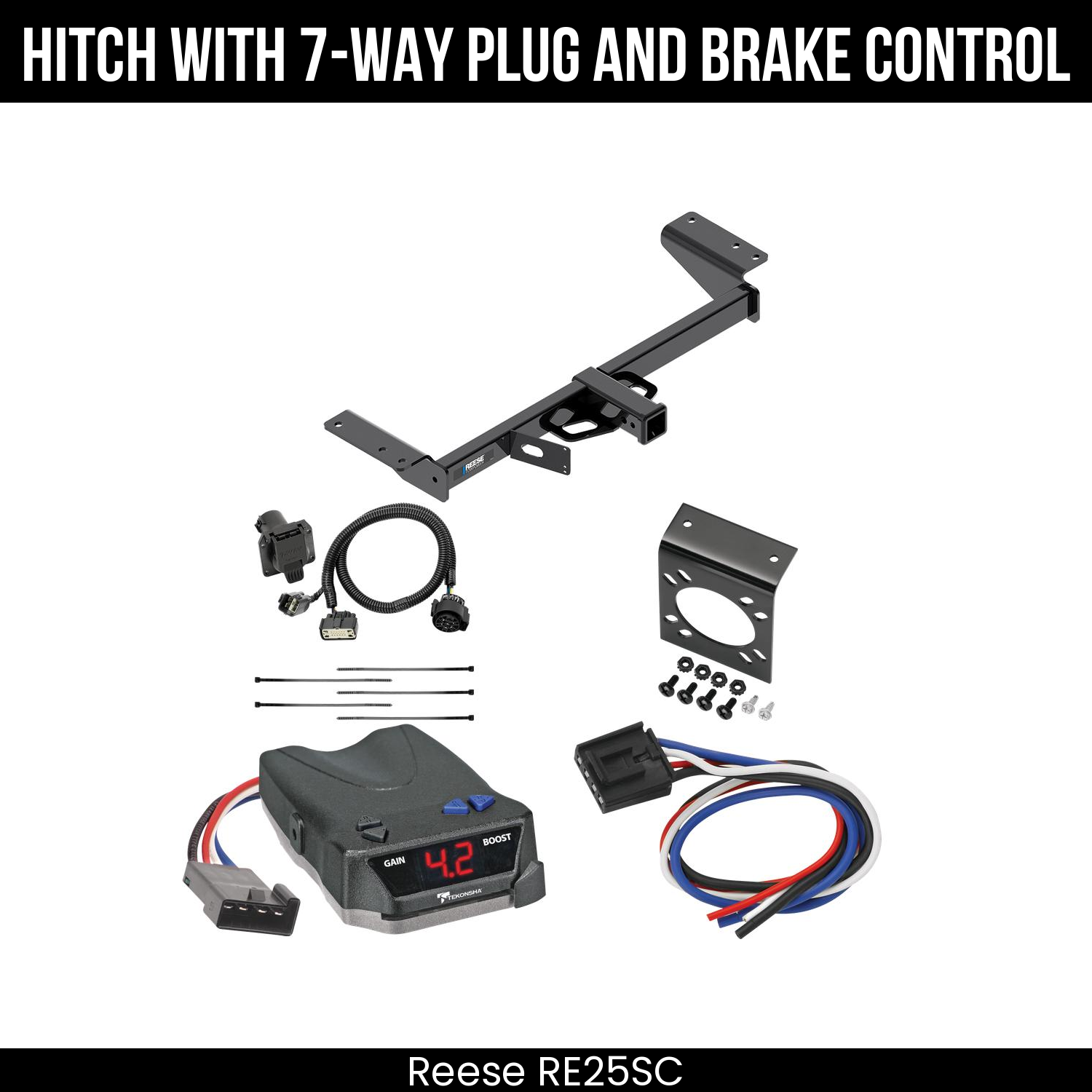 Trailer Hitch , 7-Way , Tekonsha Brake EVN Control