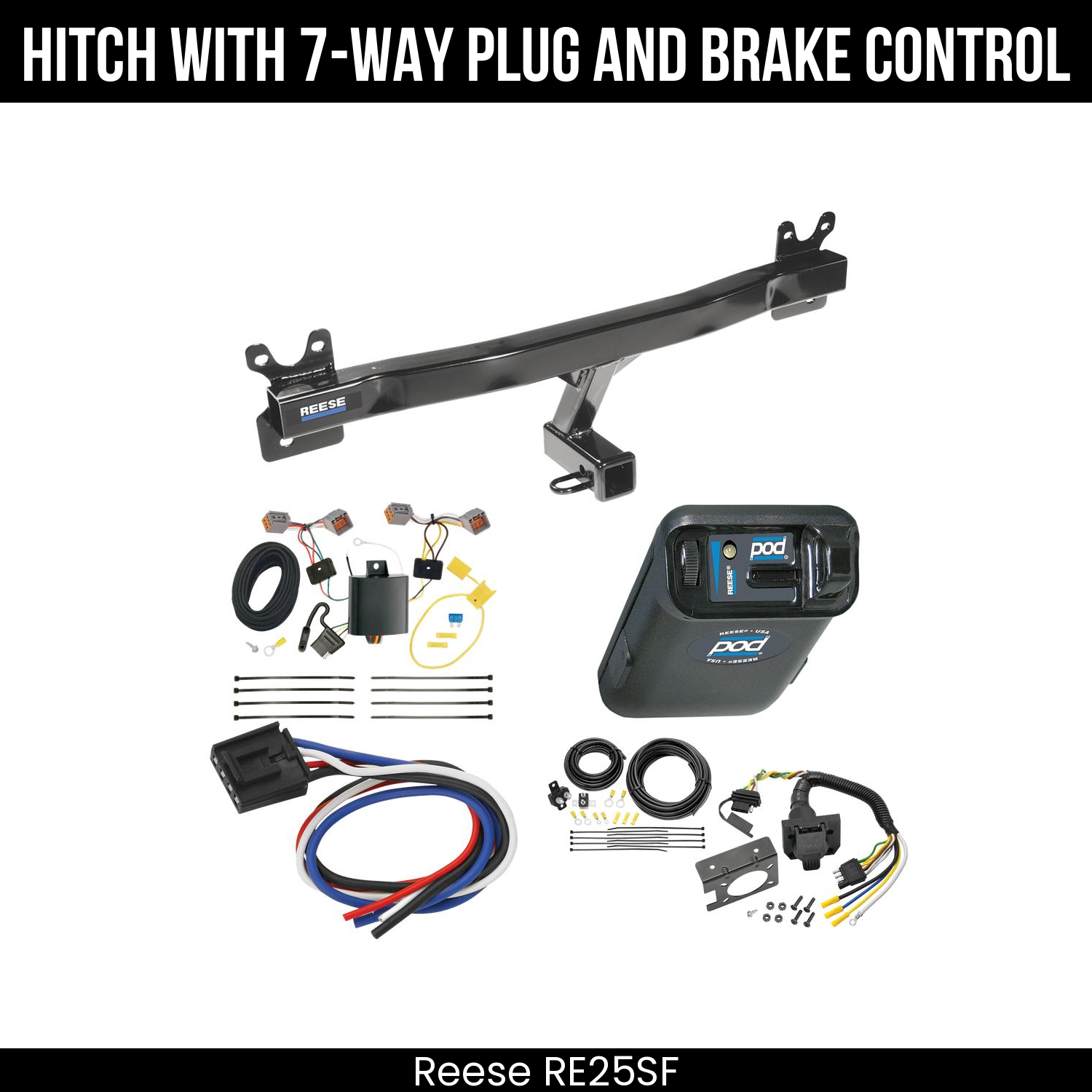 Trailer Hitch , 7-Way , Reese POD Brake Control