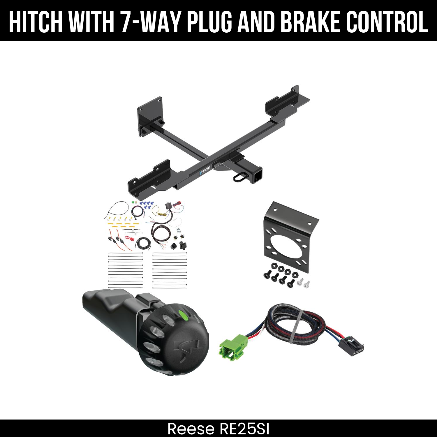 Trailer Hitch , 7-Way , Tekonsha Voyager iD Smart Brake Control