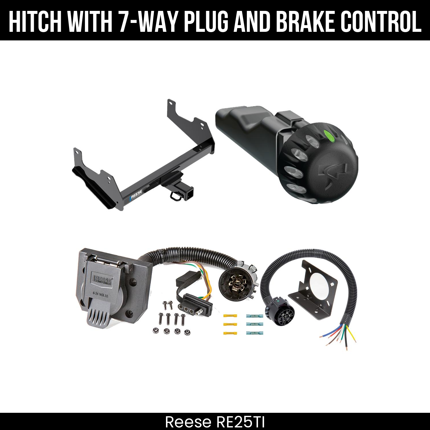 Trailer Hitch , 7-Way , Tekonsha Voyager iD Smart Brake Control