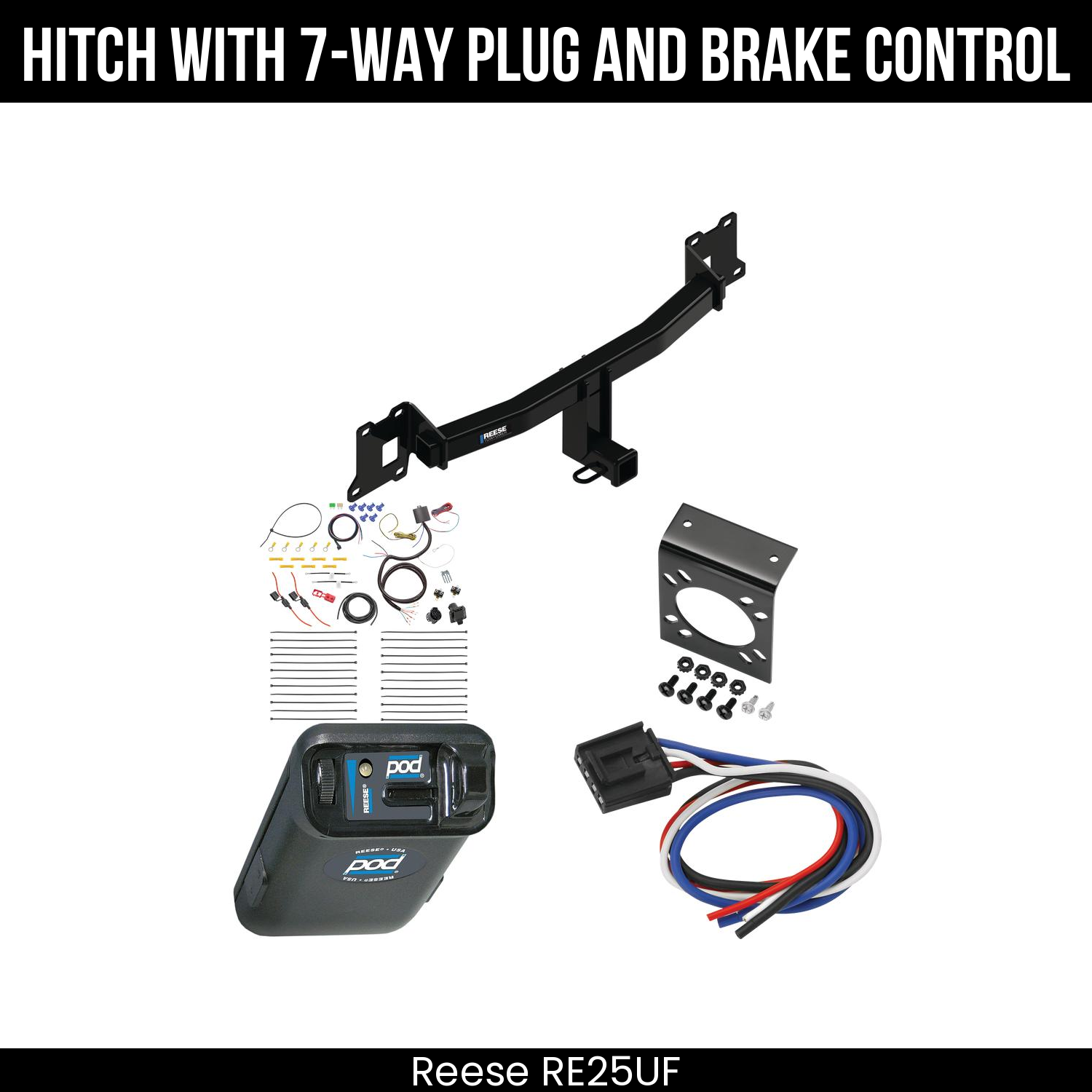 Trailer Hitch , 7-Way , Reese POD Brake Control