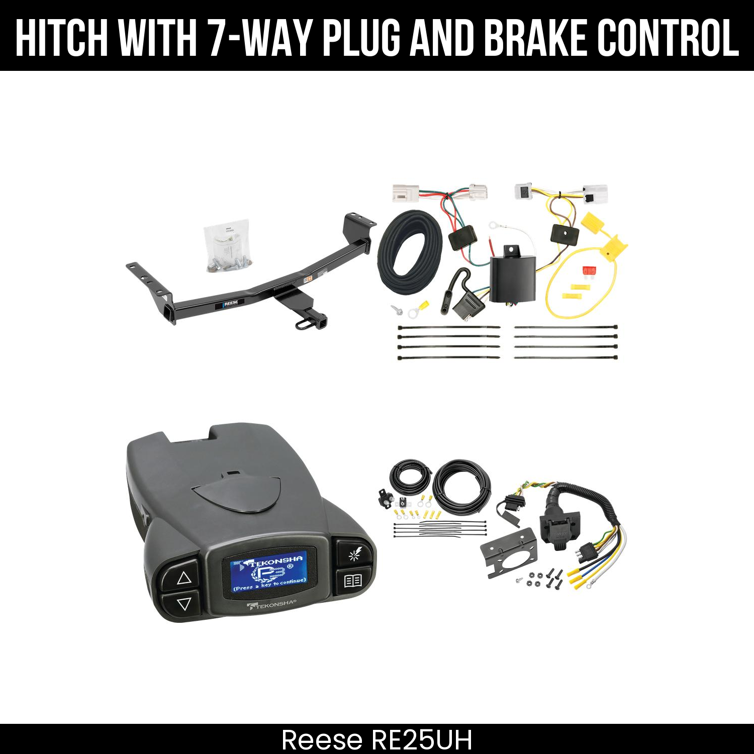 Trailer Hitch , 7-Way , Tekonsha Prodigy P3 Brake Control