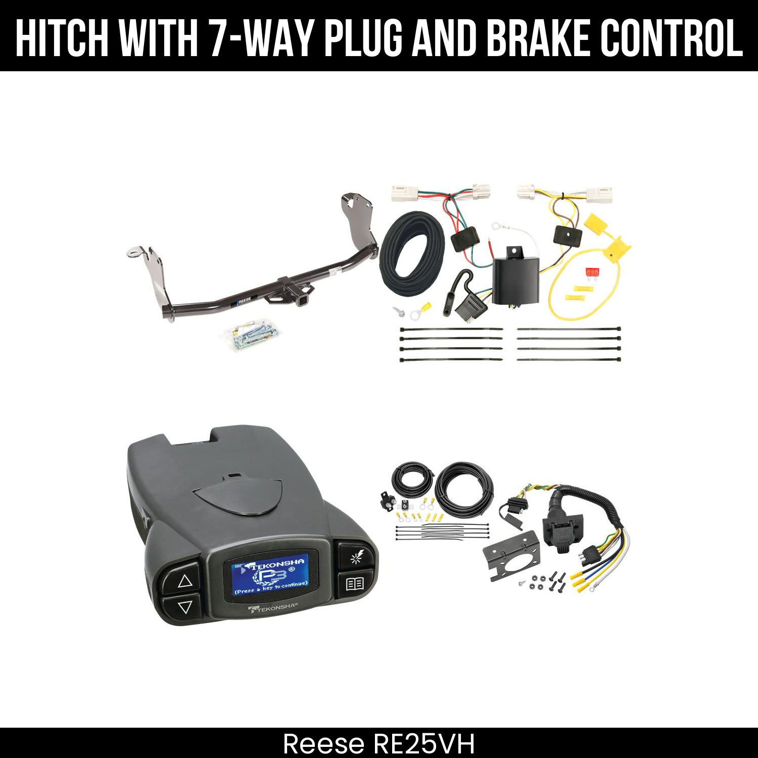 Trailer Hitch , 7-Way , Tekonsha Prodigy P3 Brake Control