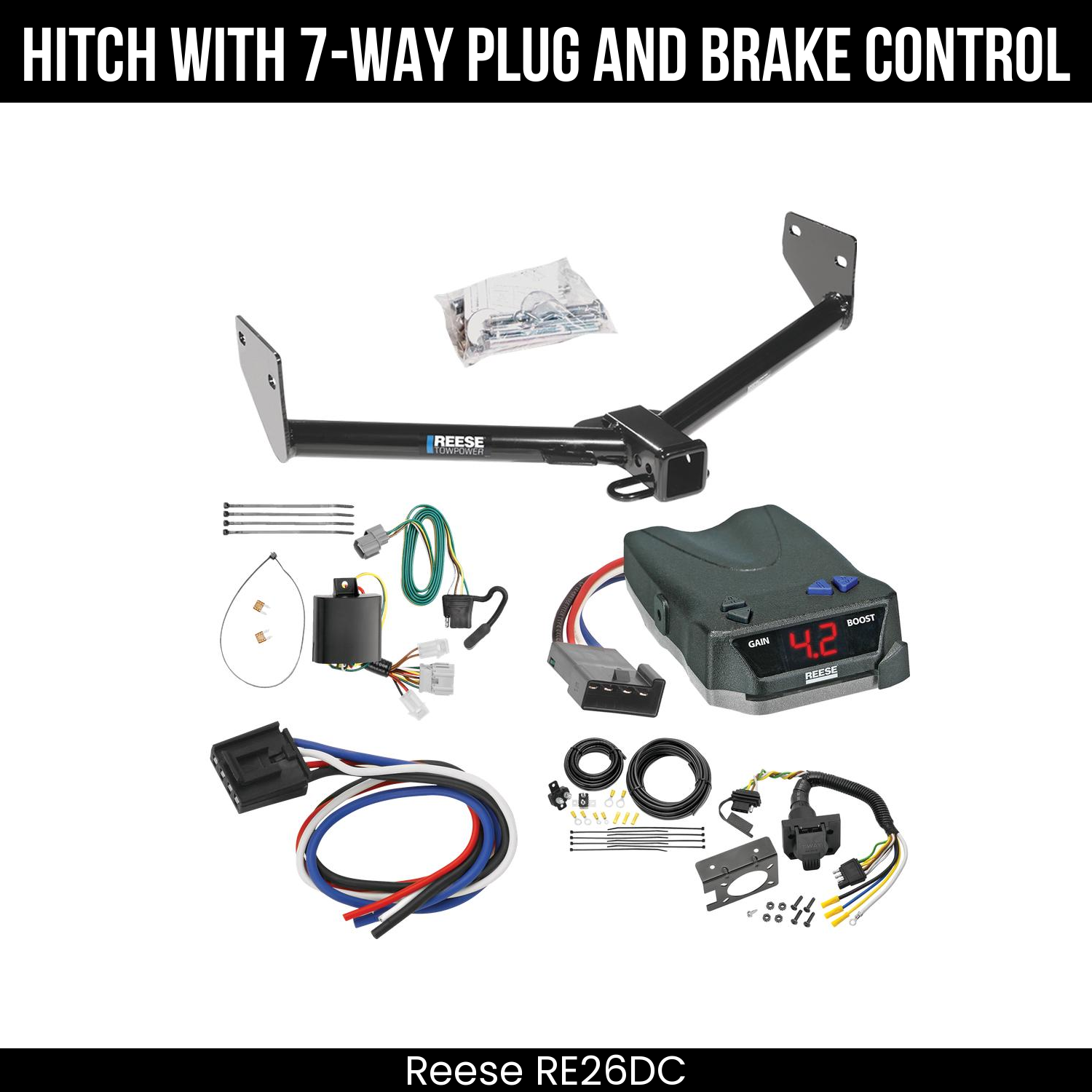 Trailer Hitch , 7-Way , Reese Brake EVN Control