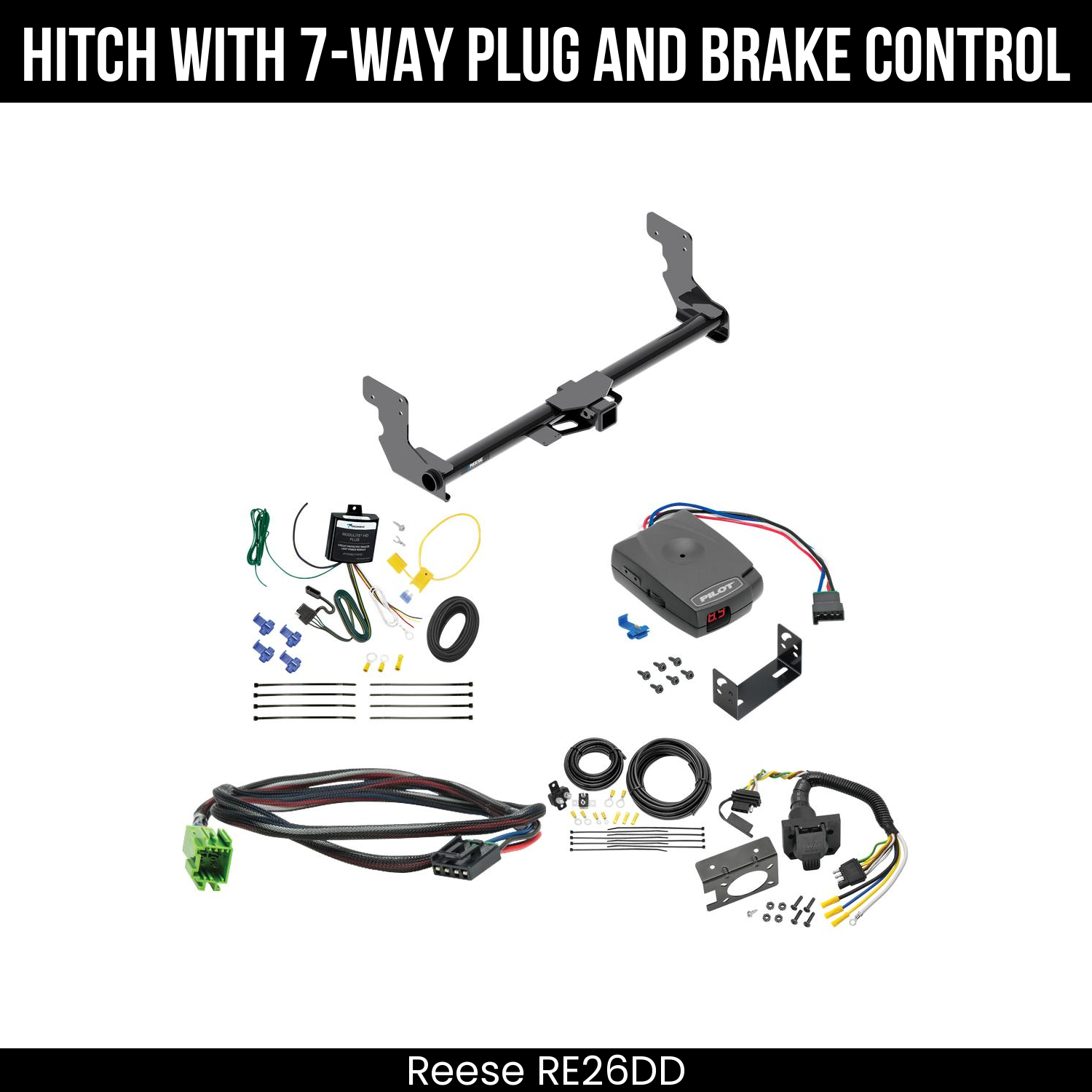 Trailer Hitch , 7-Way , Pro Series Pilot Brake Control