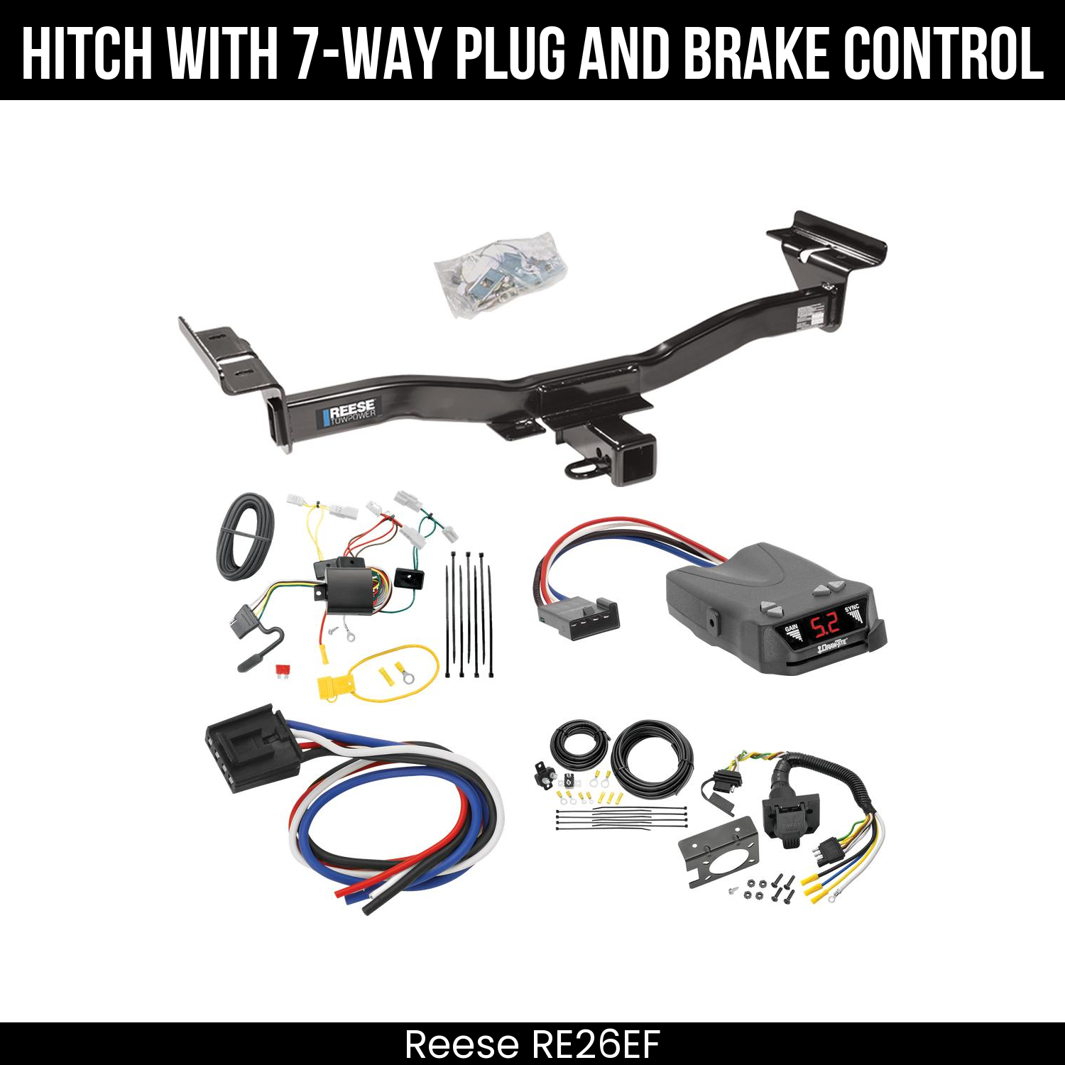 Trailer Hitch , 7-Way , Draw-Tite Activator IV Brake Control