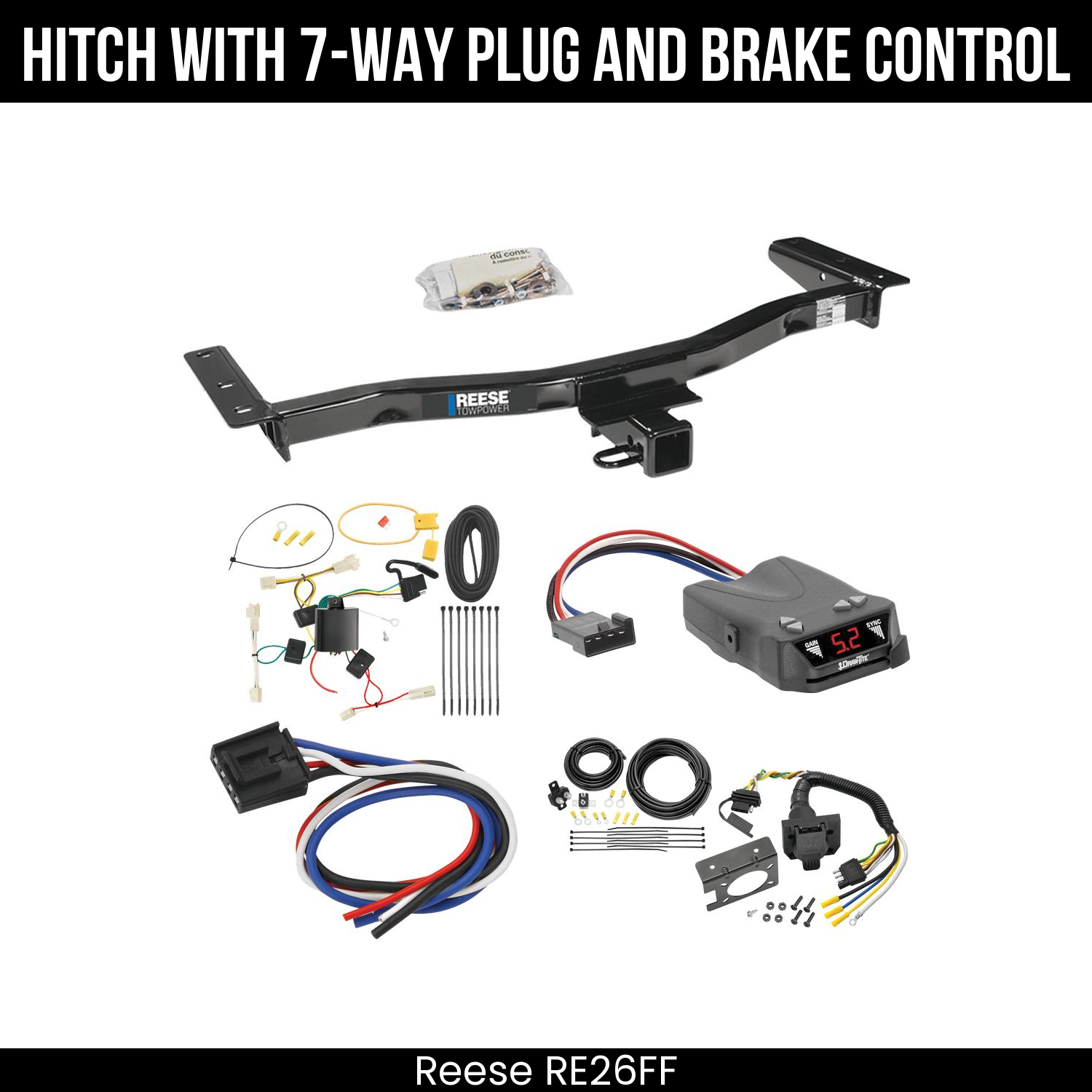 Trailer Hitch , 7-Way , Draw-Tite Activator IV Brake Control