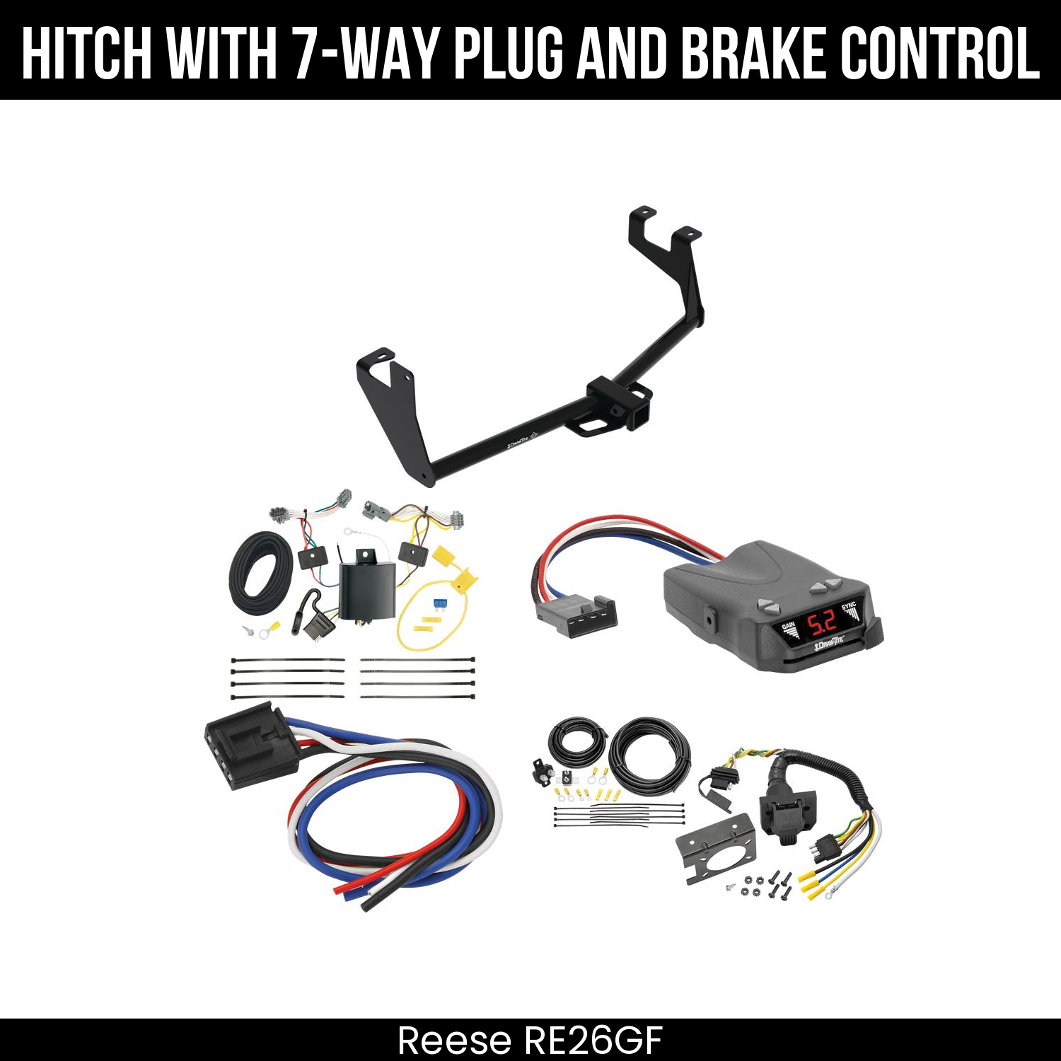 Trailer Hitch , 7-Way , Draw-Tite Activator IV Brake Control