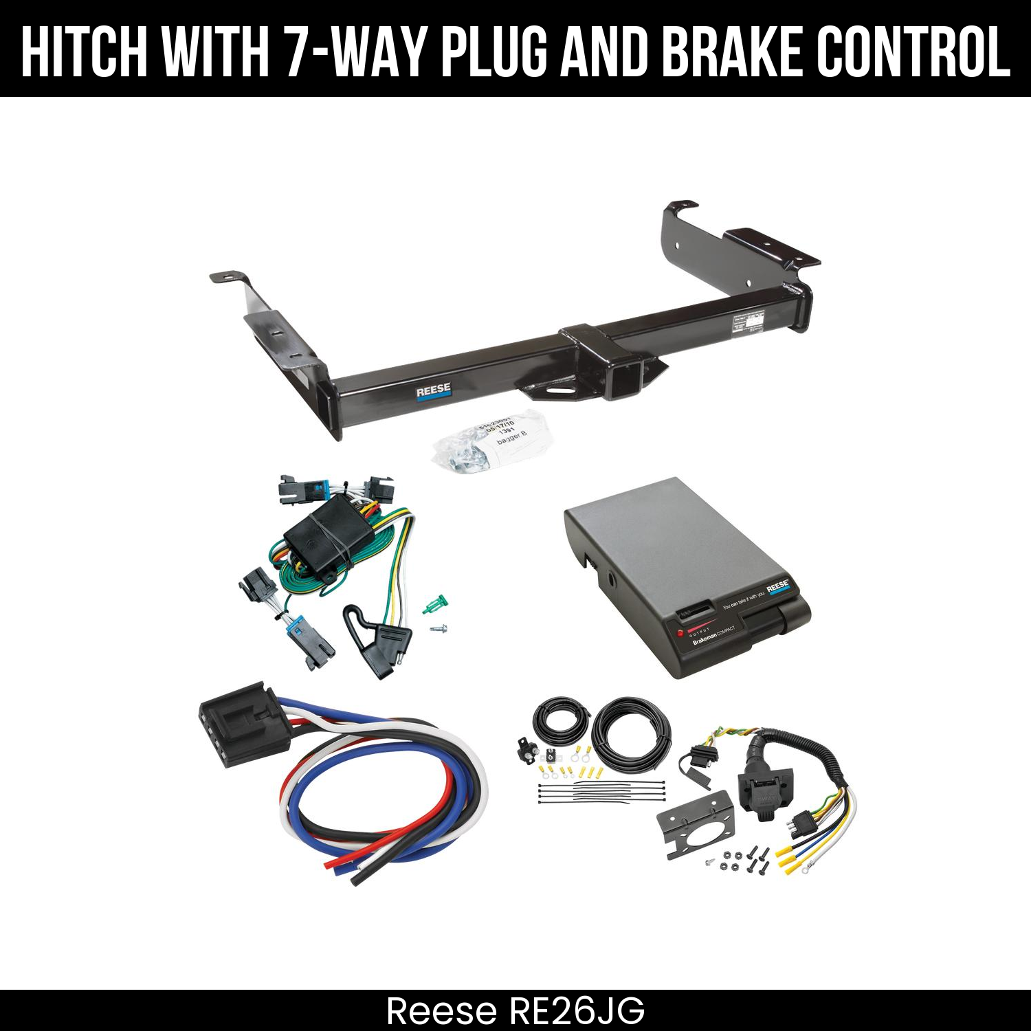 Trailer Hitch , 7-Way , Reese Brakeman Brake Control
