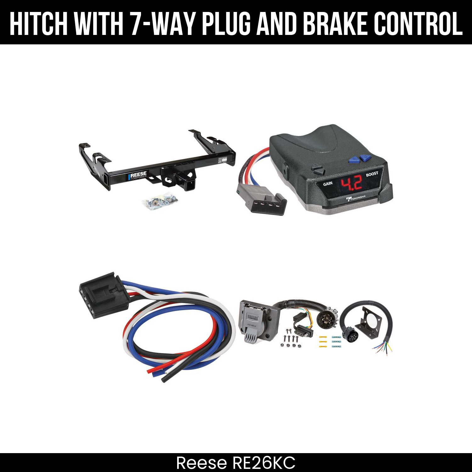 Trailer Hitch , 7-Way , Tekonsha Brake EVN Control